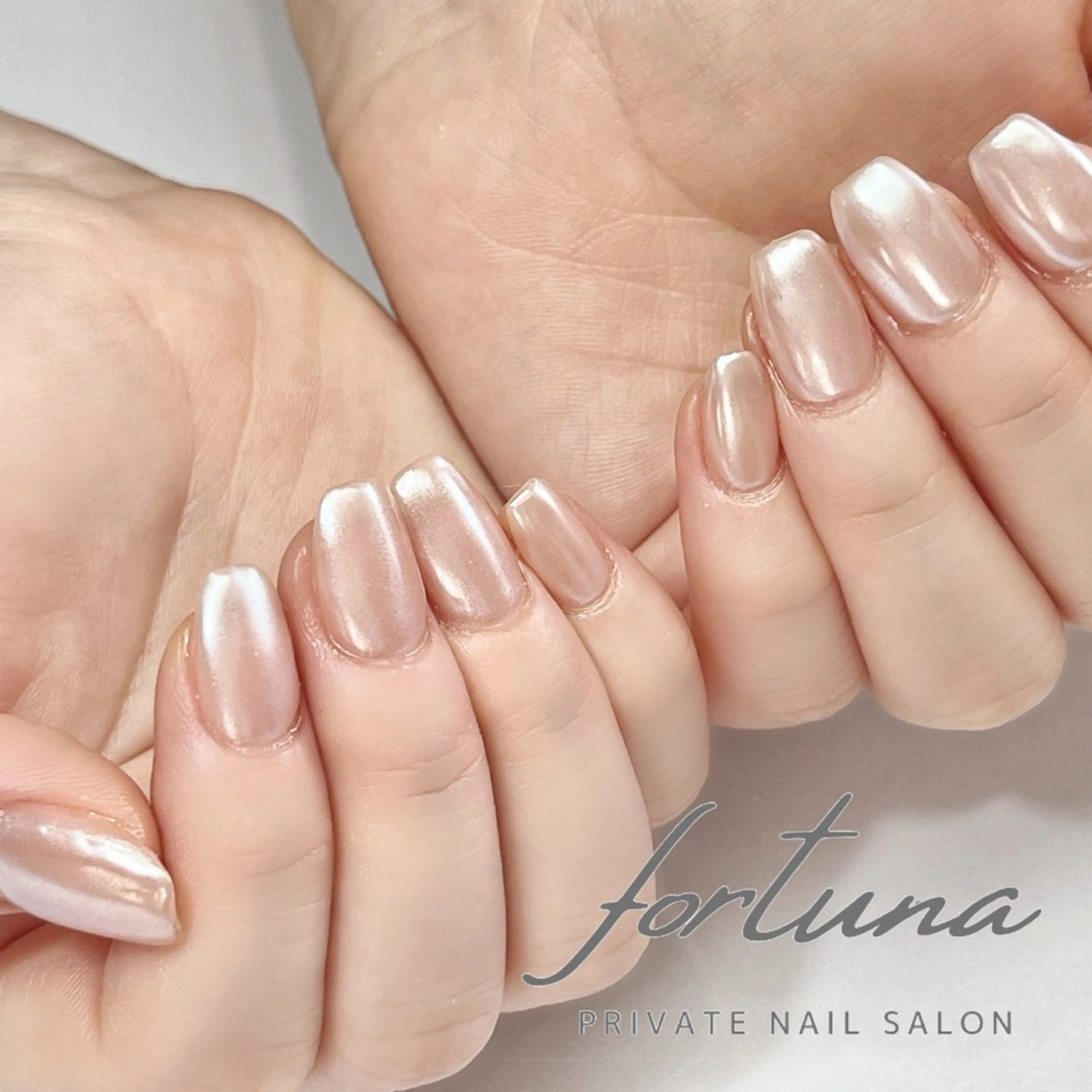 ネイル ミラーネイル ハンドネイル fortuna 武藤裕美のネイルデザイン