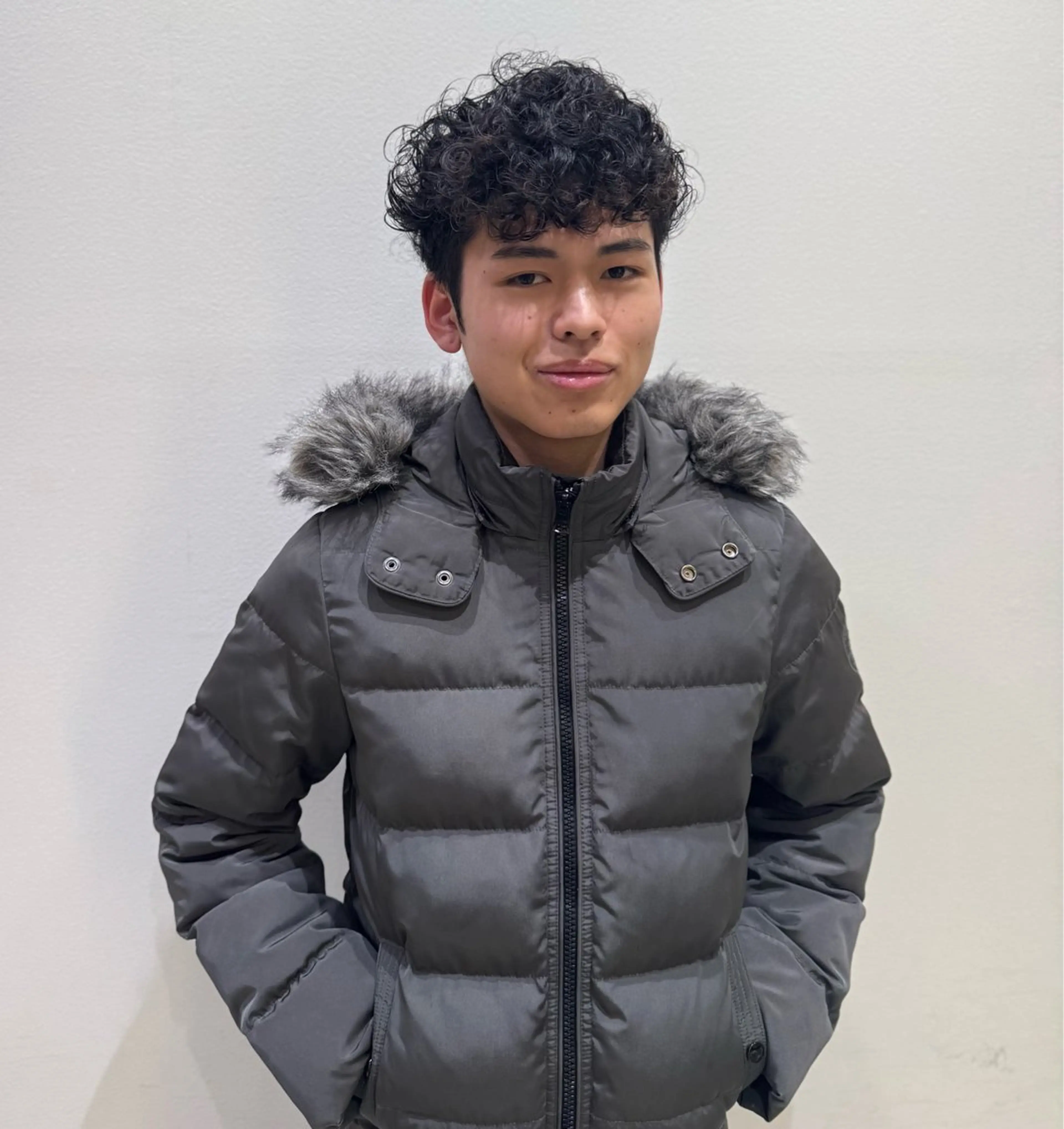 パーマ パーマ パーマモデル募集 /梅田/宿谷真那斗のヘアスタイル