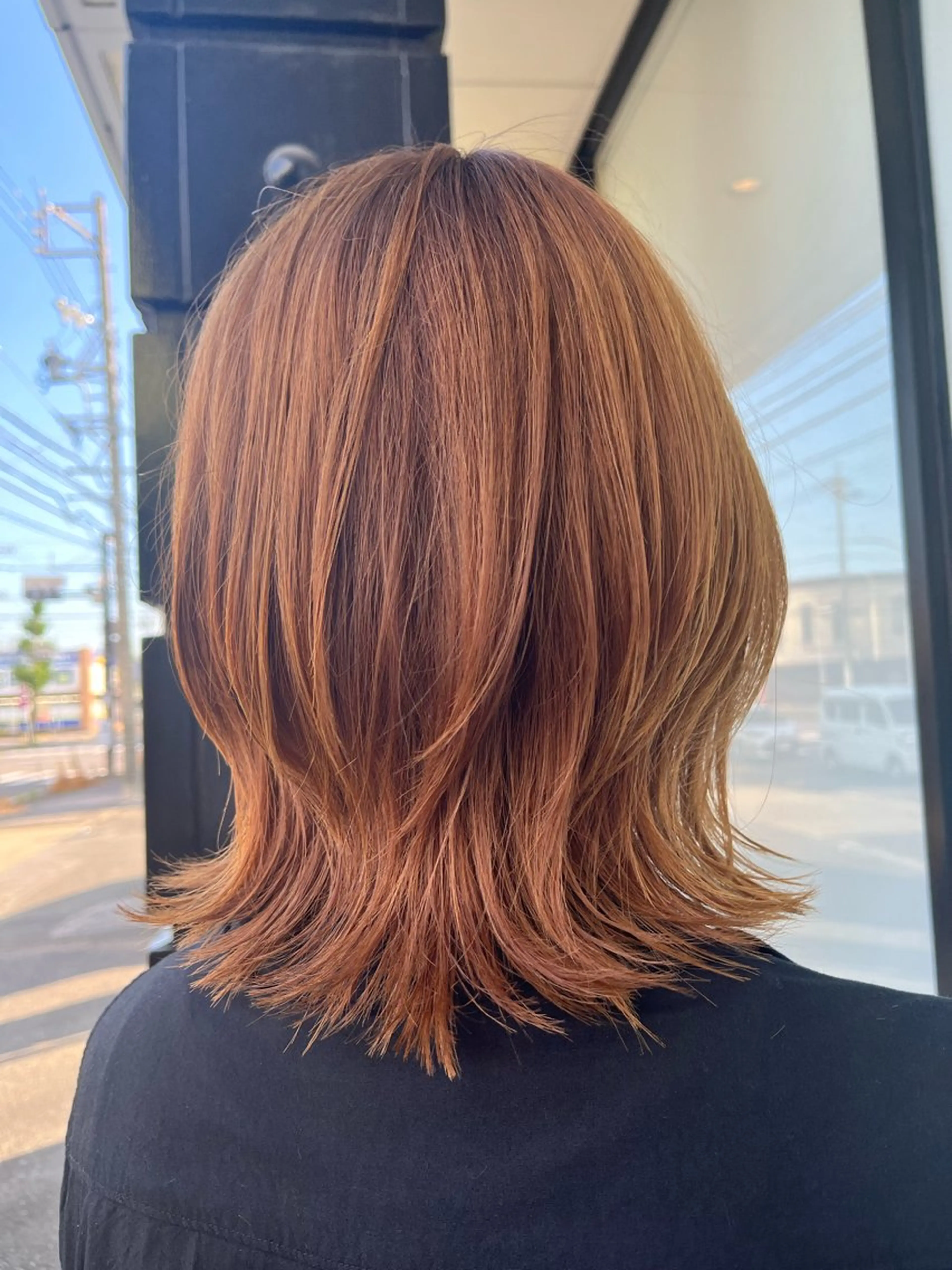 ミディアム ミディアムレイヤー レイヤーカット ツヅキ マスミのヘアスタイル