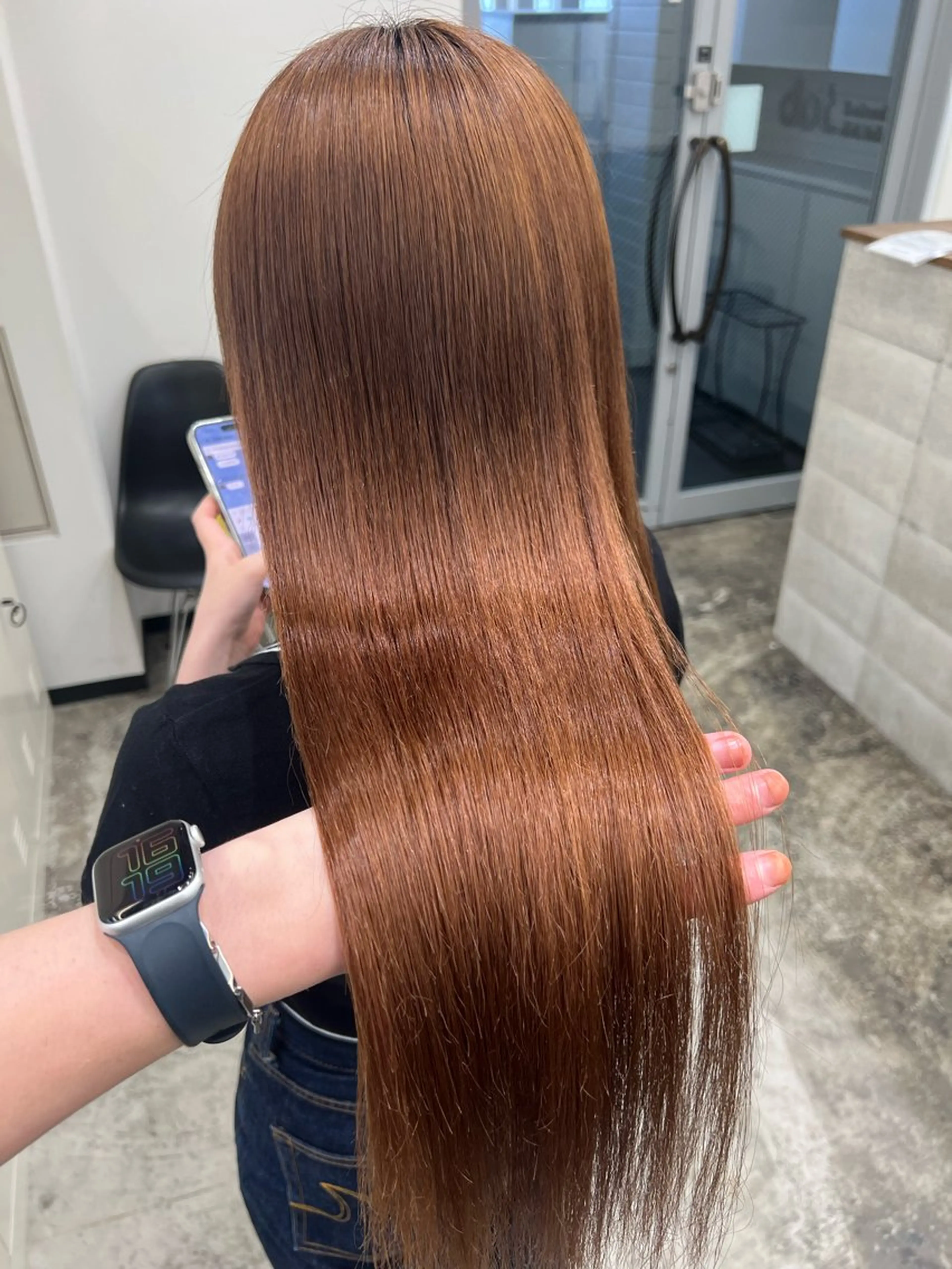 ロング カラー 縮毛矯正 ウルフ🐺/ボブ ハイトーン🌈/増田のヘアスタイル