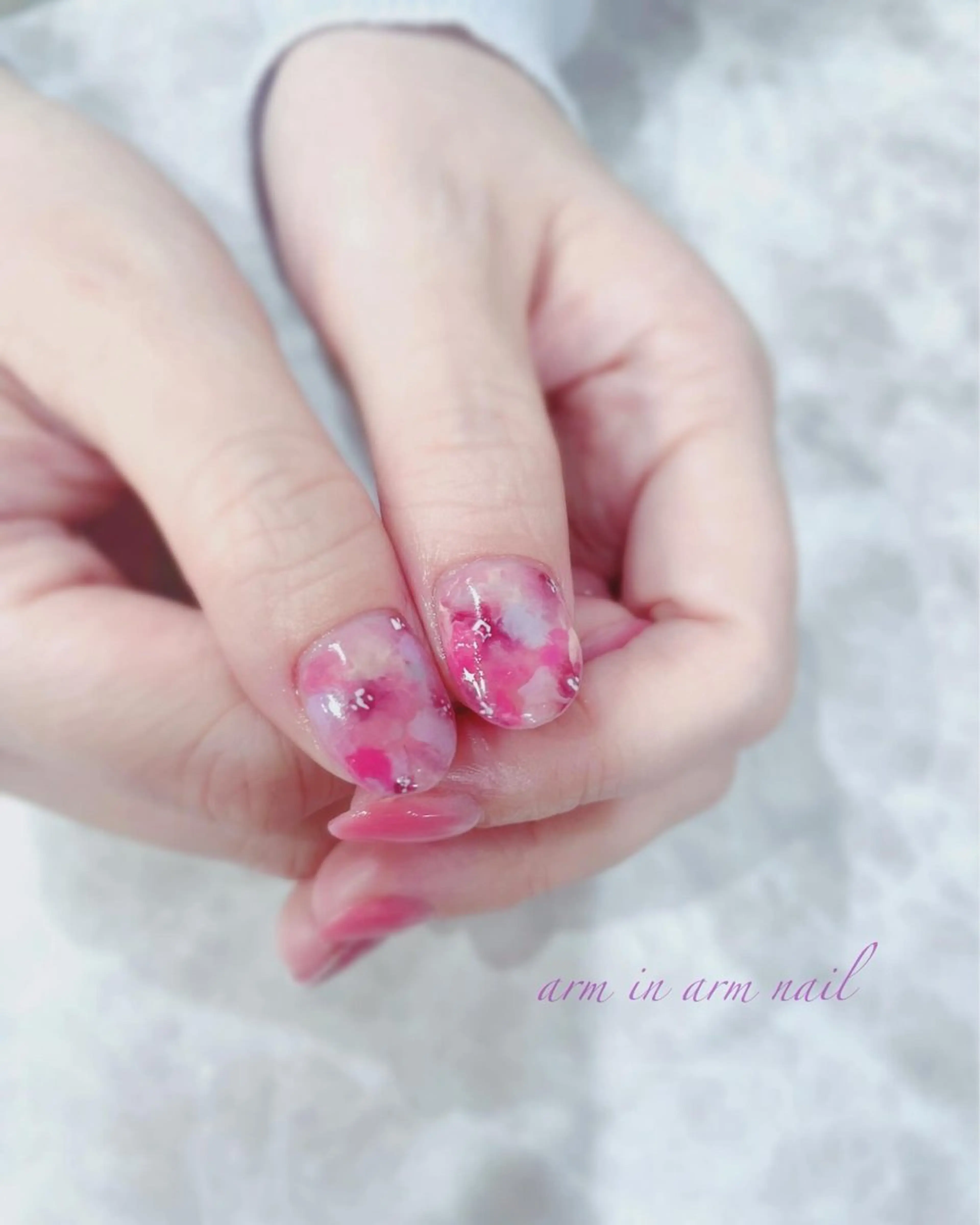 ネイル arm in arm ︎✿Yamamotoのマツエク・マツパデザイン