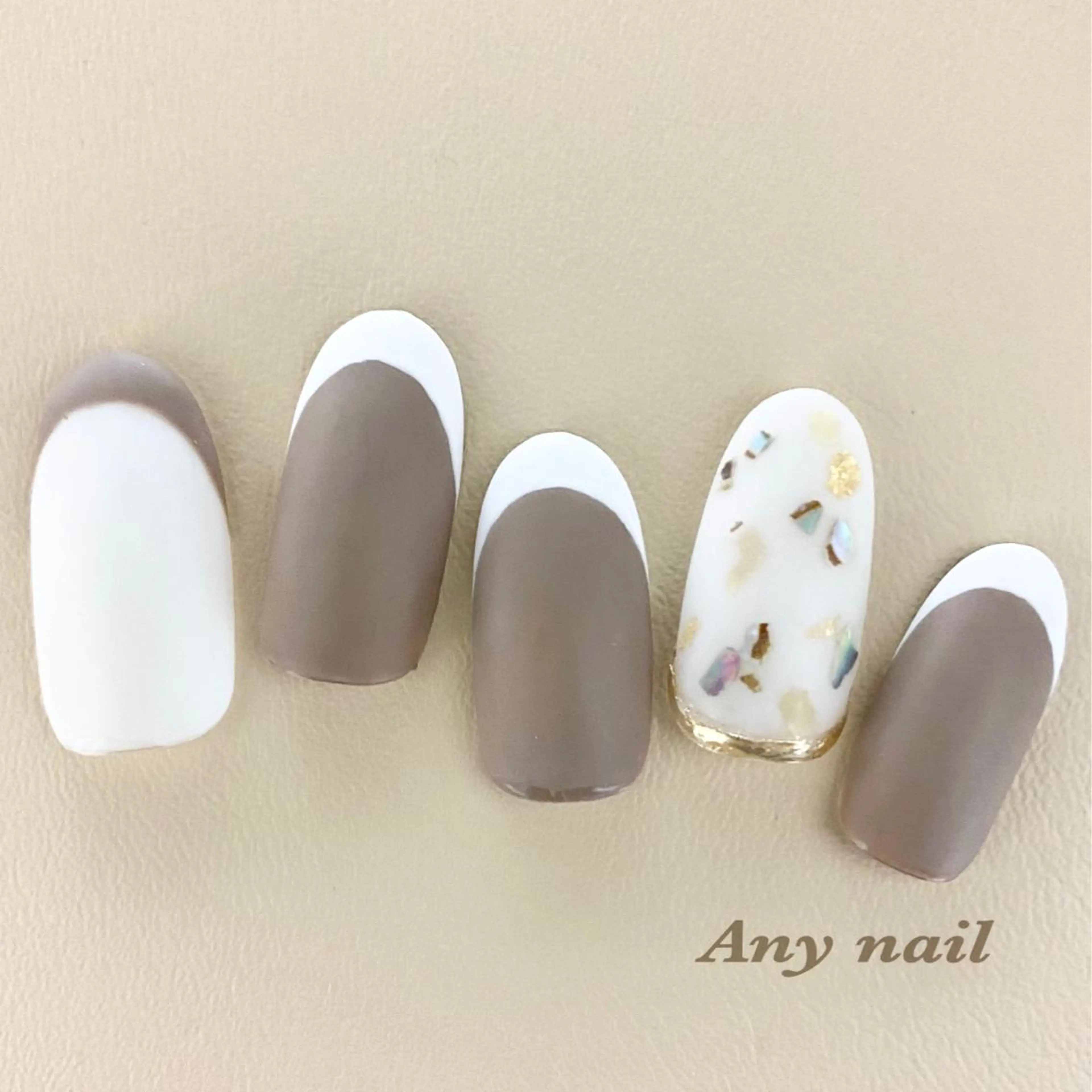 ネイル アートネイル マットネイル ハンドネイル 岩澤 恵子のネイルデザイン