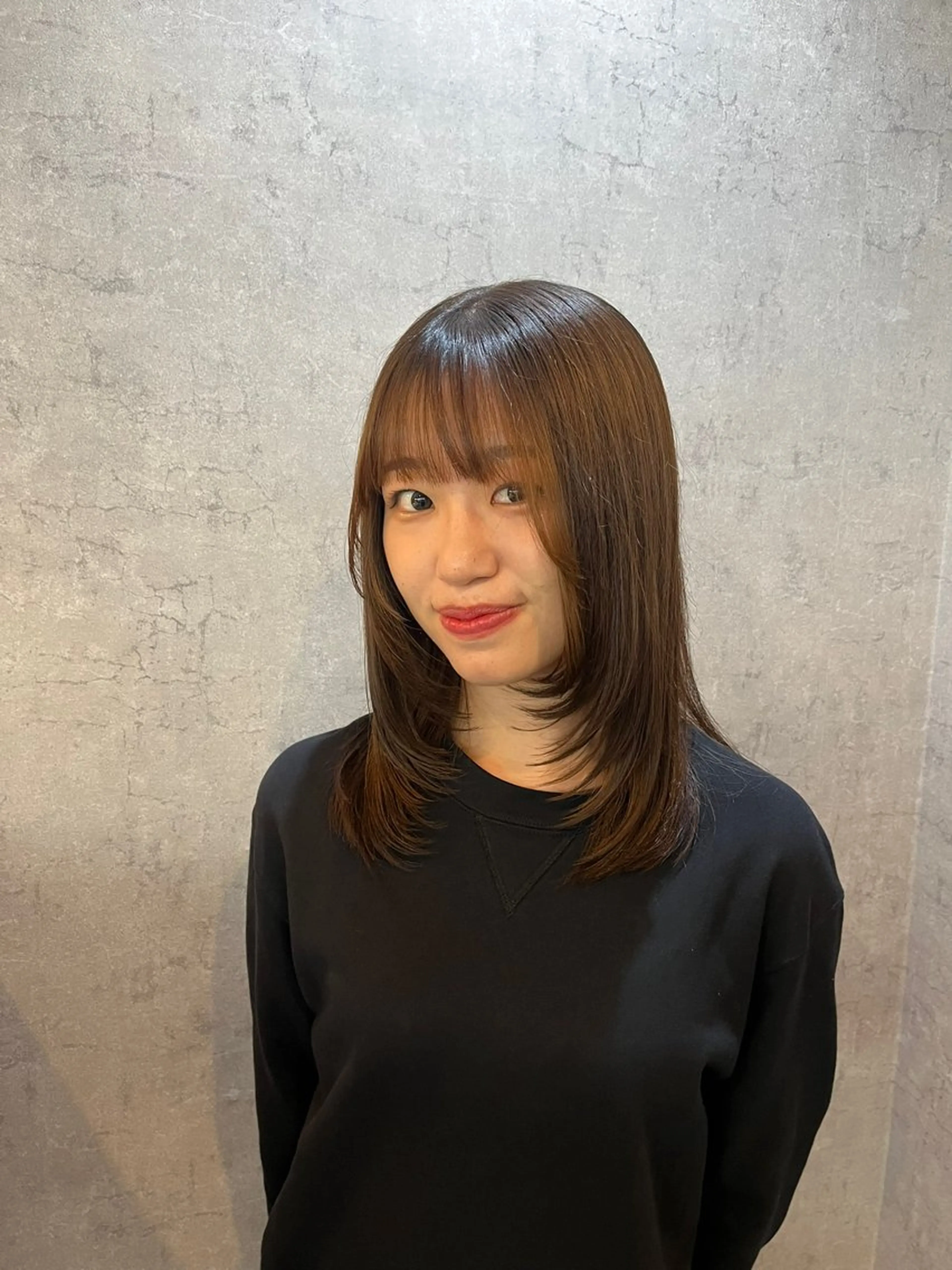 セミロング カット トリートメント 🐈‍⬛吉澤 汀彩🐈‍⬛のヘアスタイル