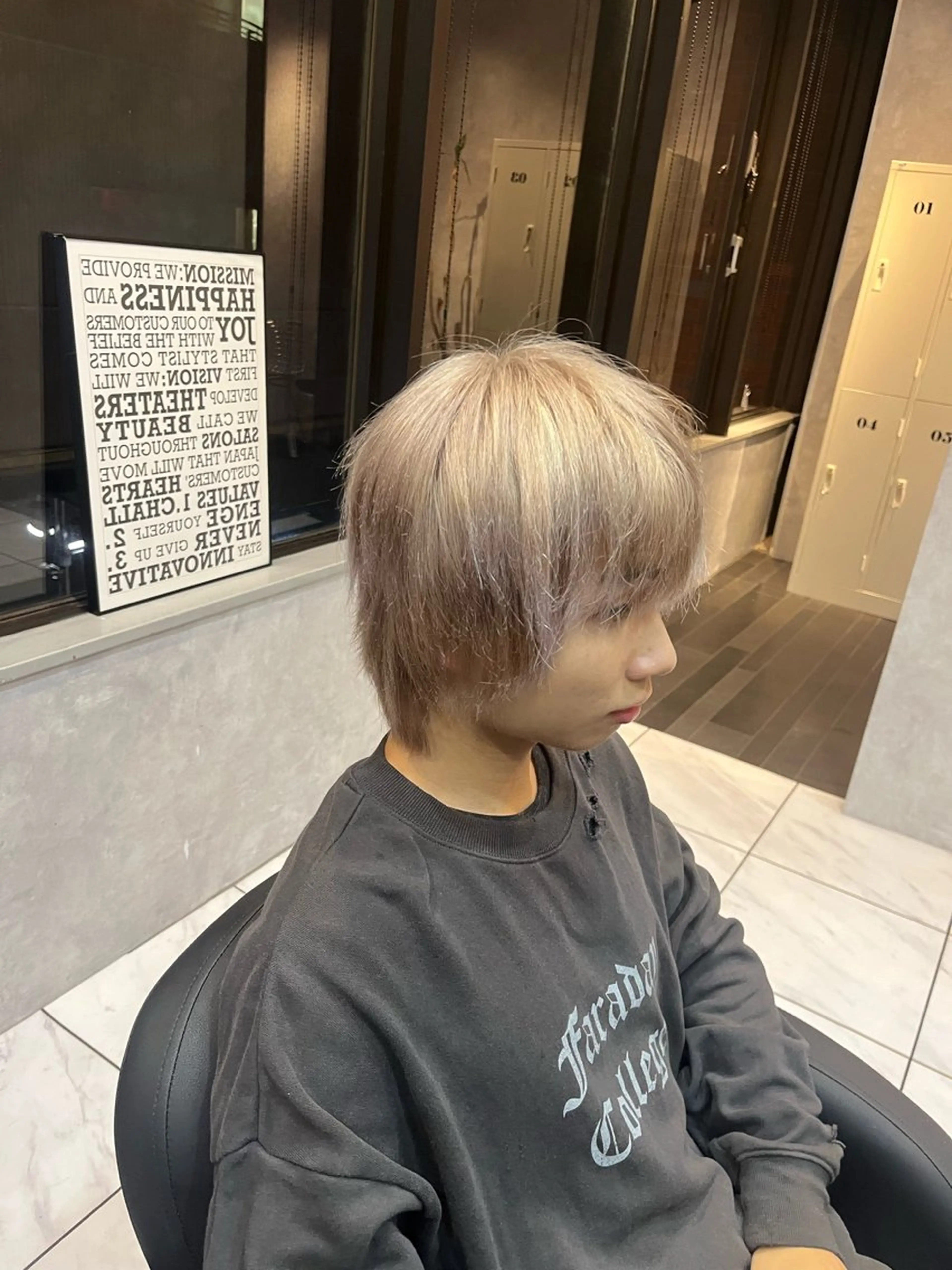 カラー ベージュカラー ミルクティーベージュ CS made by SHACHU 大分駅前店所属・トメちゃん 🇯🇵🇭🇰のヘアスタイル
