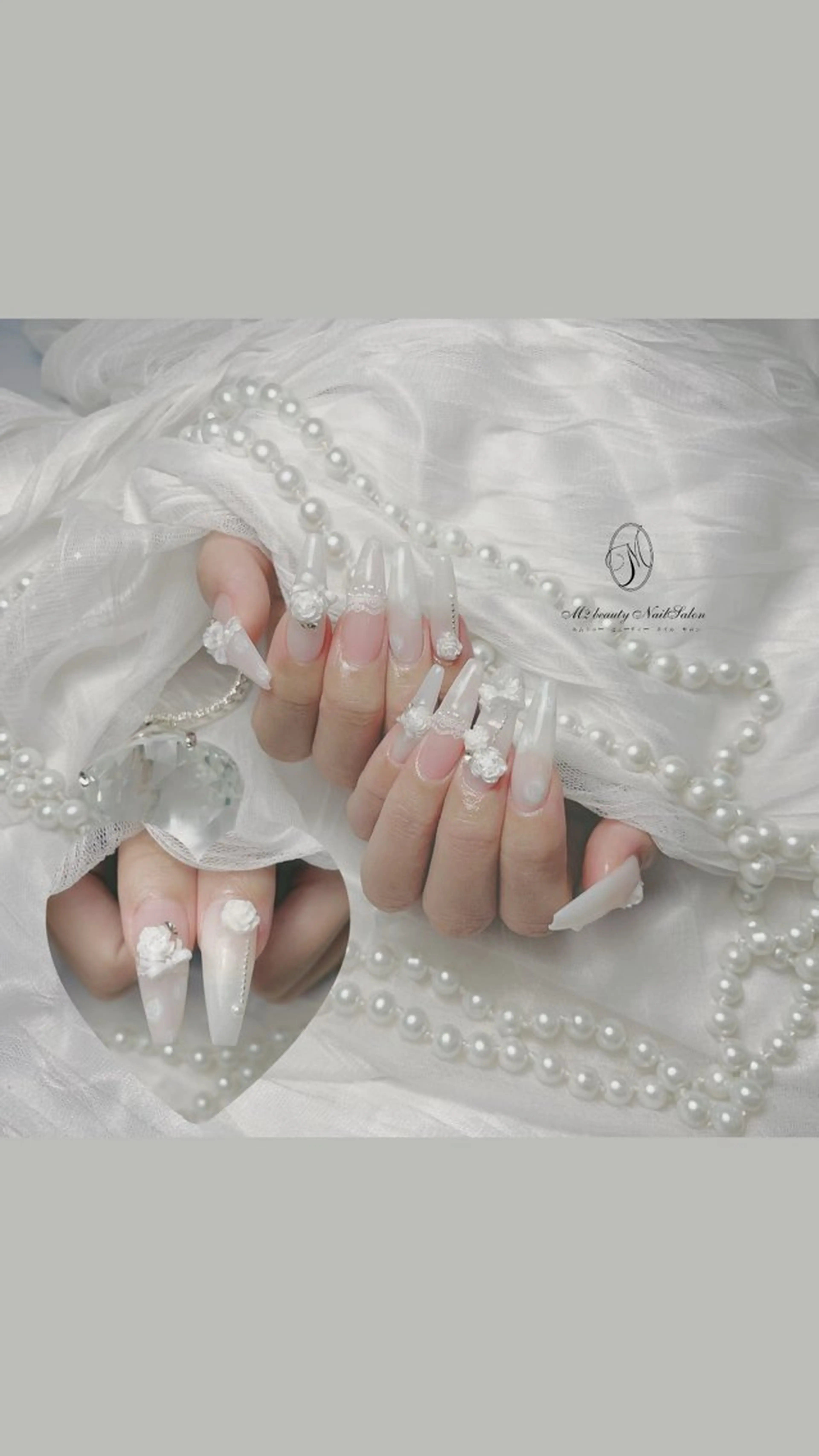 ネイル 長さ出し ジェルネイル パラジェル スカルプネイル ネイルチップ ハンドネイル M2 beauty Nankaのネイルデザイン