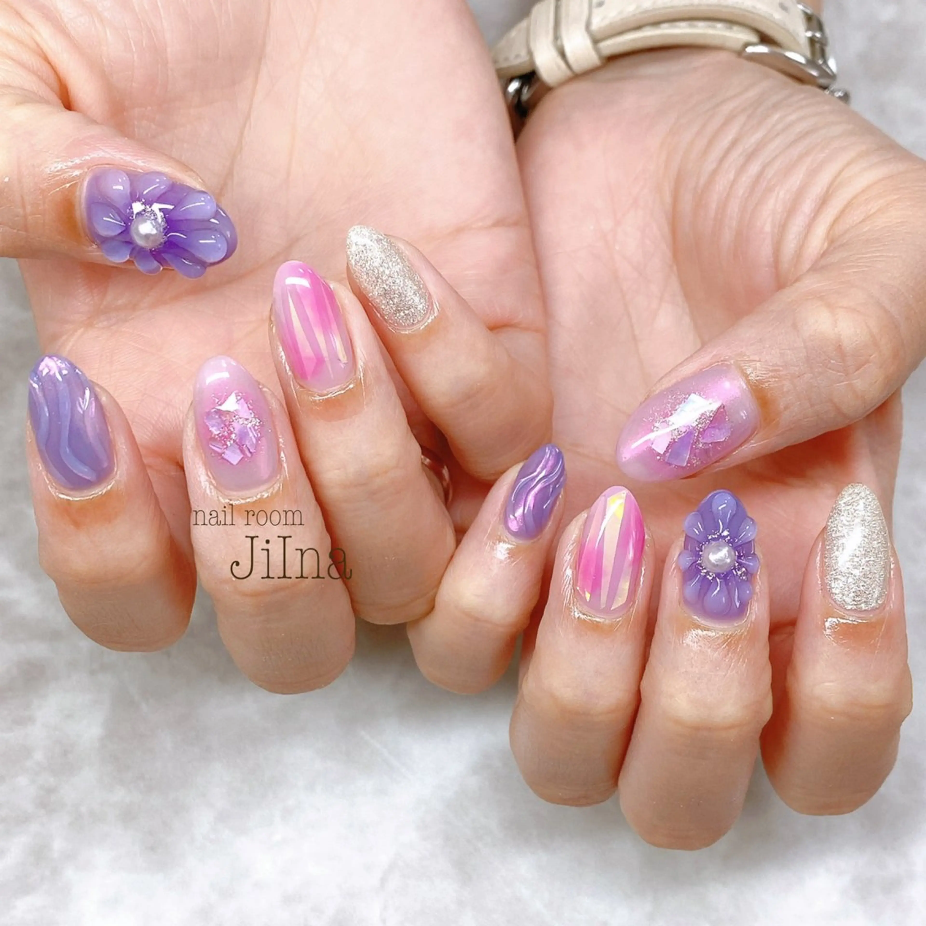ネイル 持ち込み JiIna nailのネイルデザイン