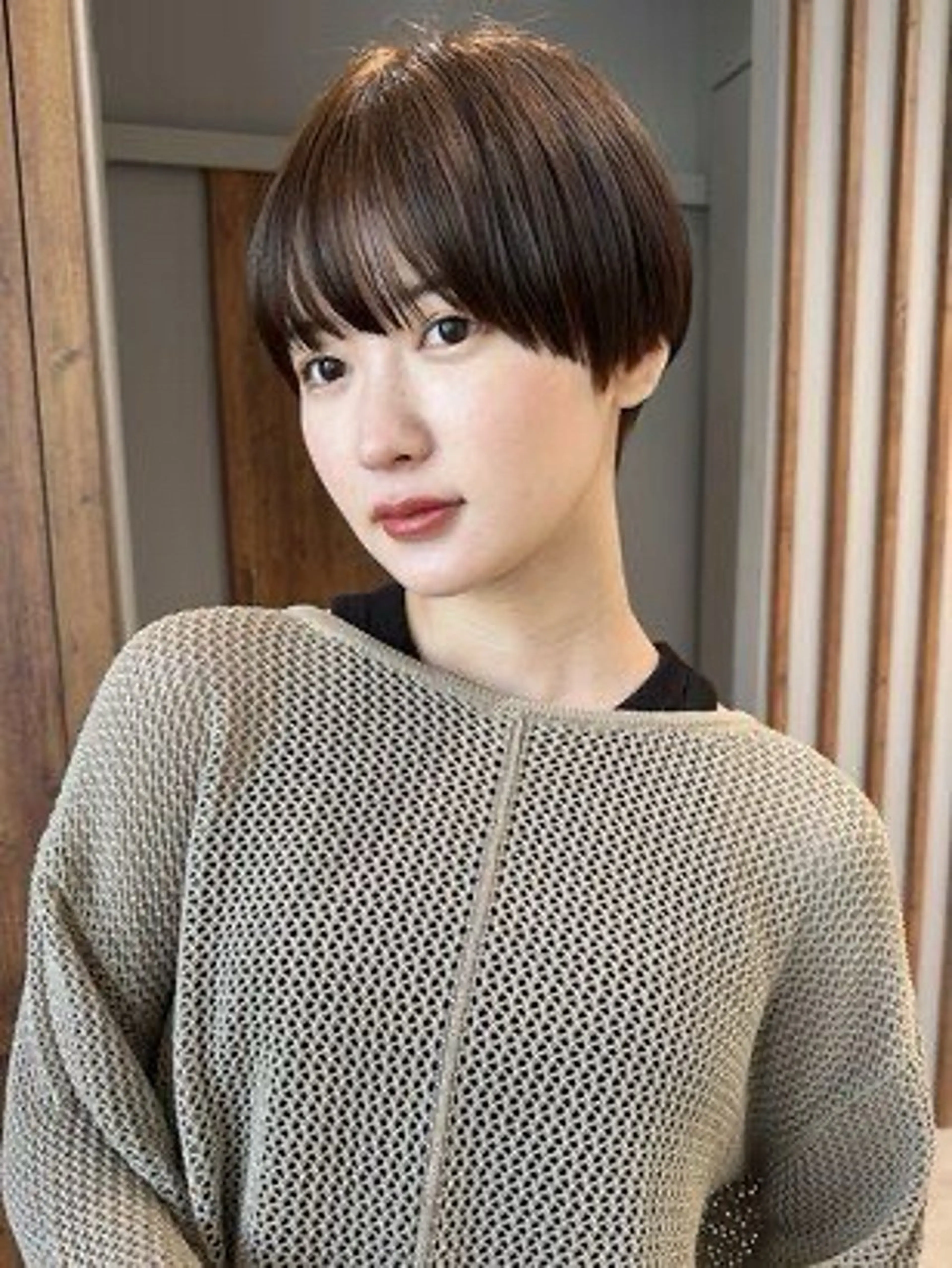 ショート ショートヘア カット 臺 佳連のヘアスタイル