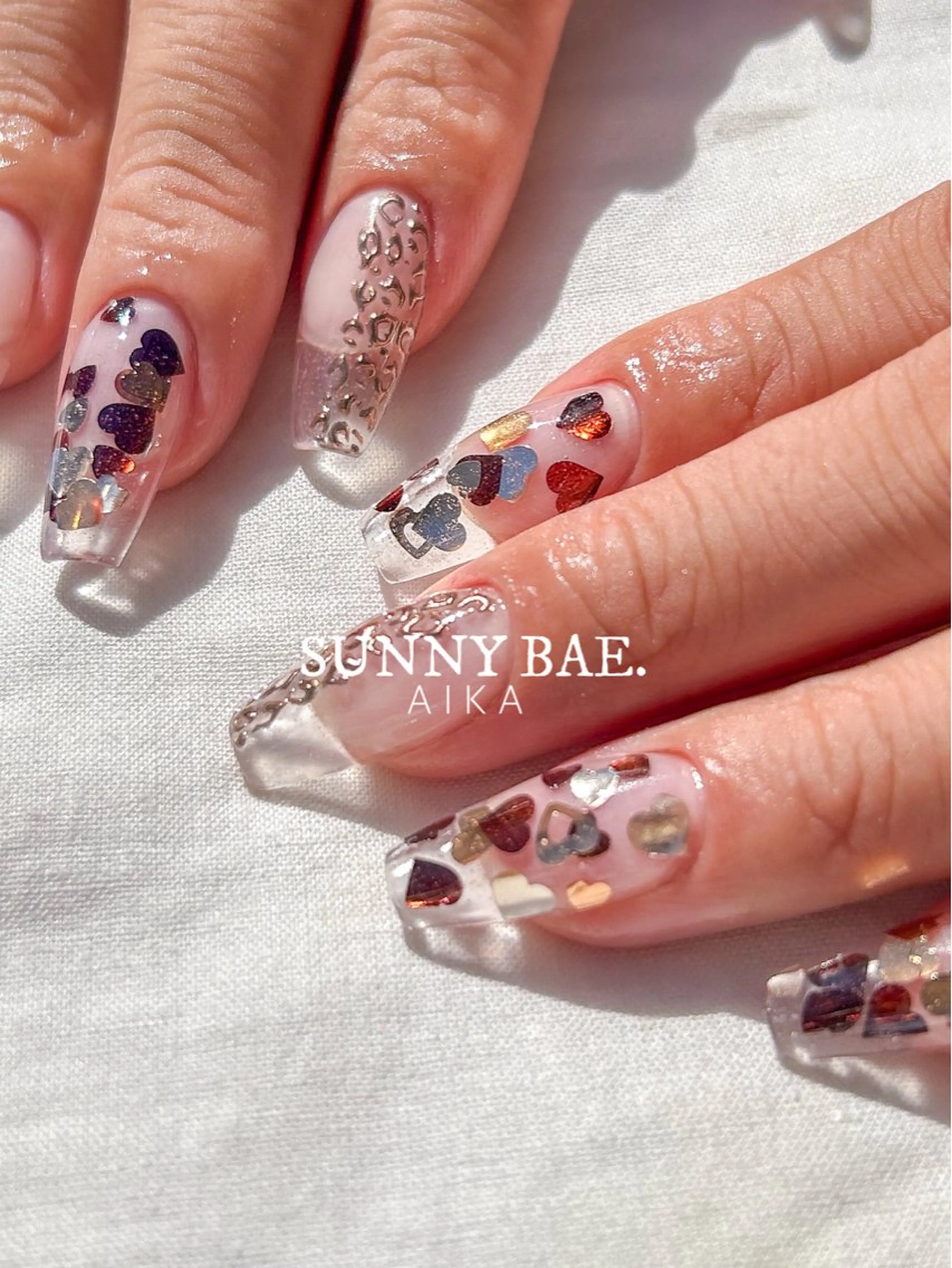 ネイル スカルプネイル 夏ネイル Made By AIKAのネイルデザイン