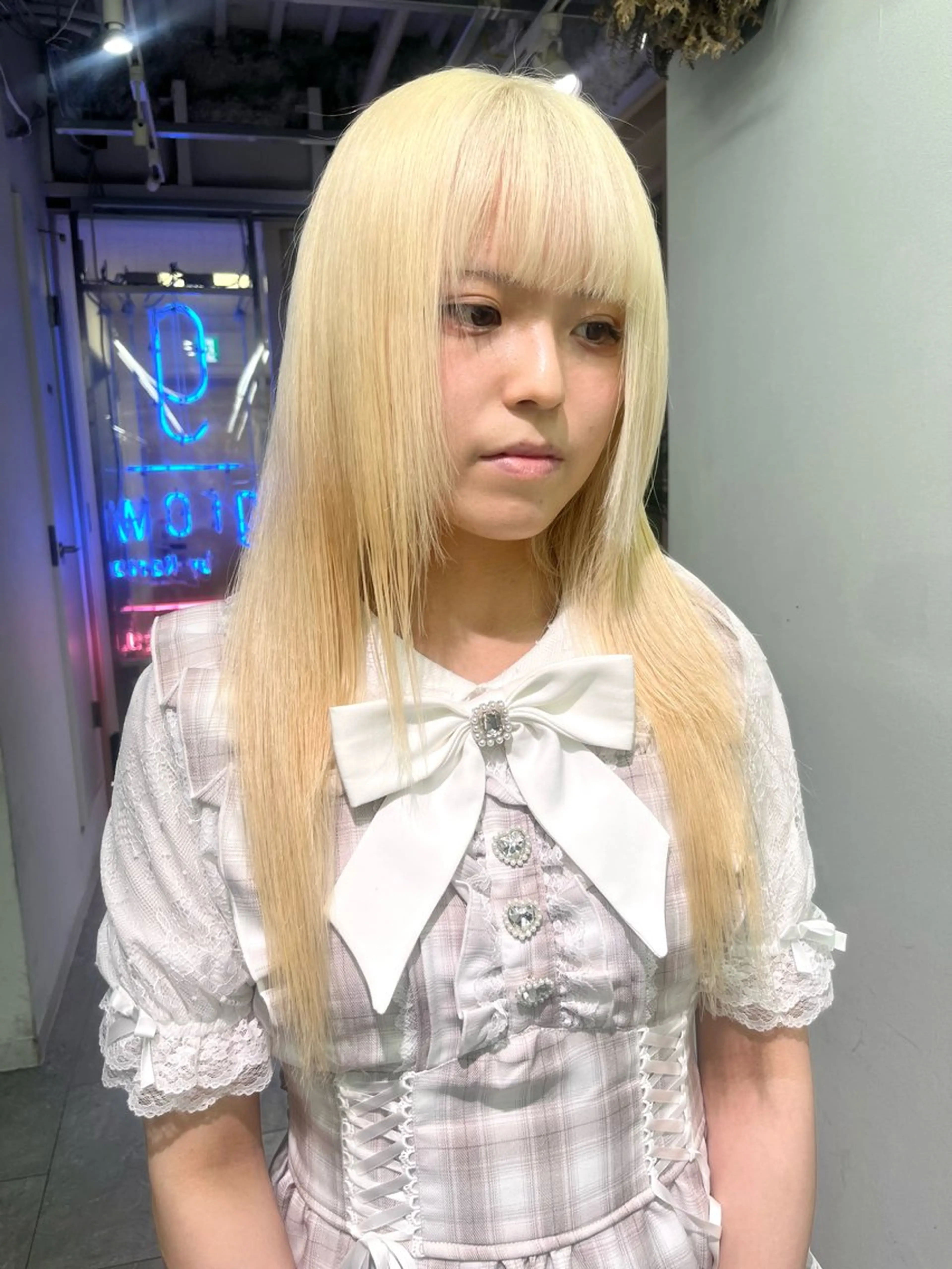 ロング カラー ヘアカラー トリートメント ヘアセット 渋谷🎨ハイトーン ブリーチ特化🎨レンのヘアスタイル