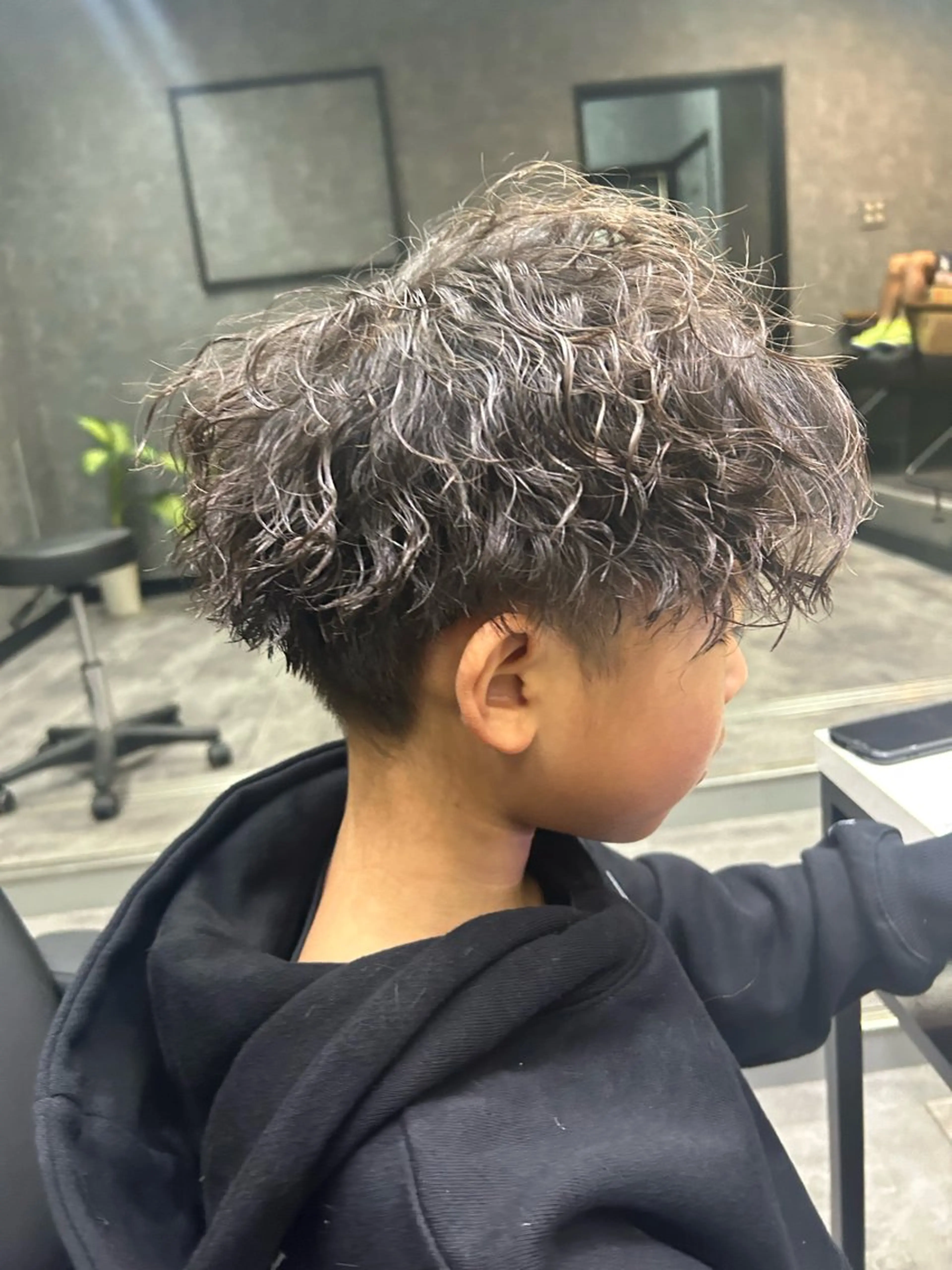 ショート パーマ メンズ カット パーマ Seaツイスト/ ユウガのヘアスタイル