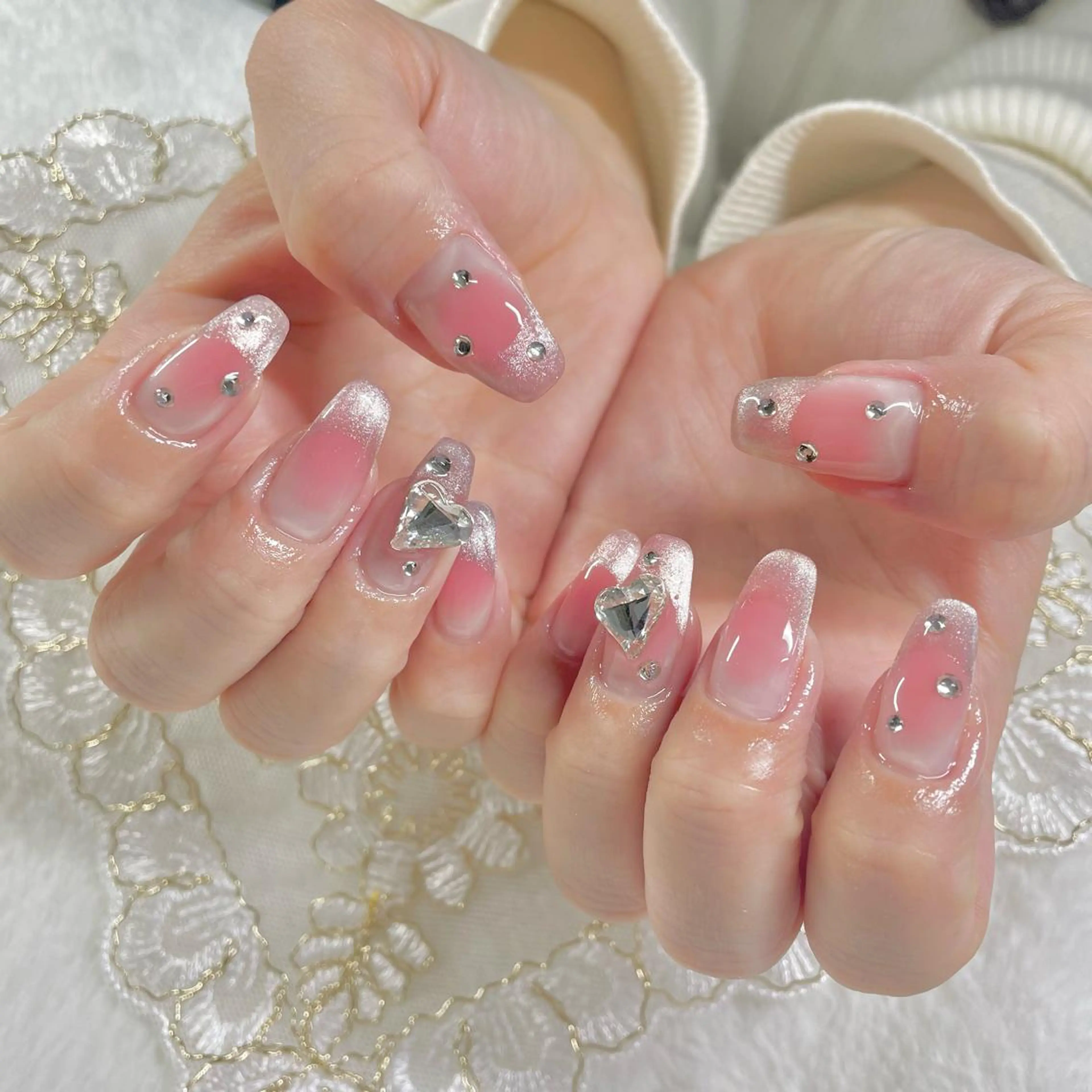 ネイル ジェルネイル ハート J terrace Nailのネイルデザイン