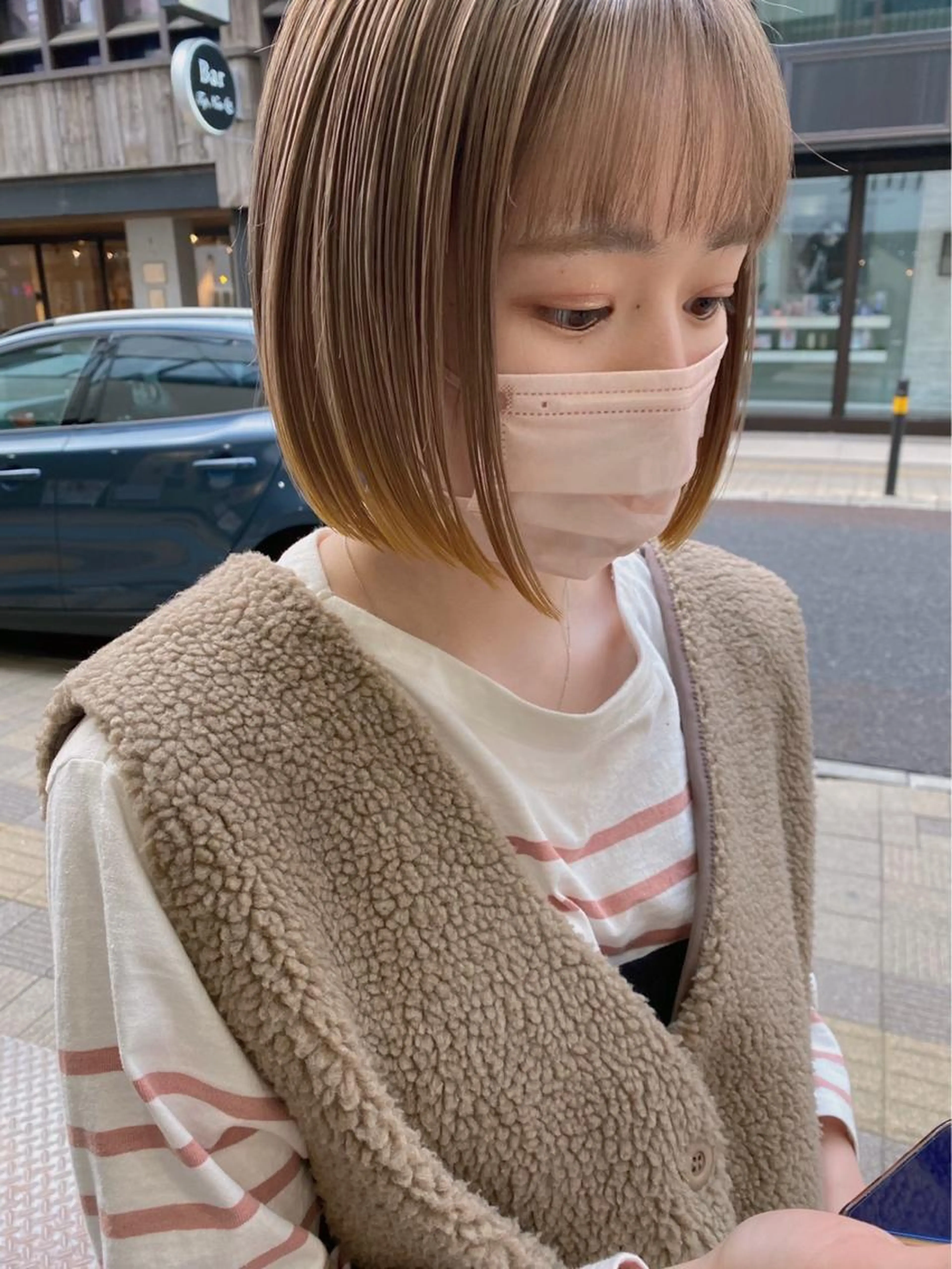 カット＋【ダメージレス】ブリーチカラー☆ケアブリーチ使用の写真