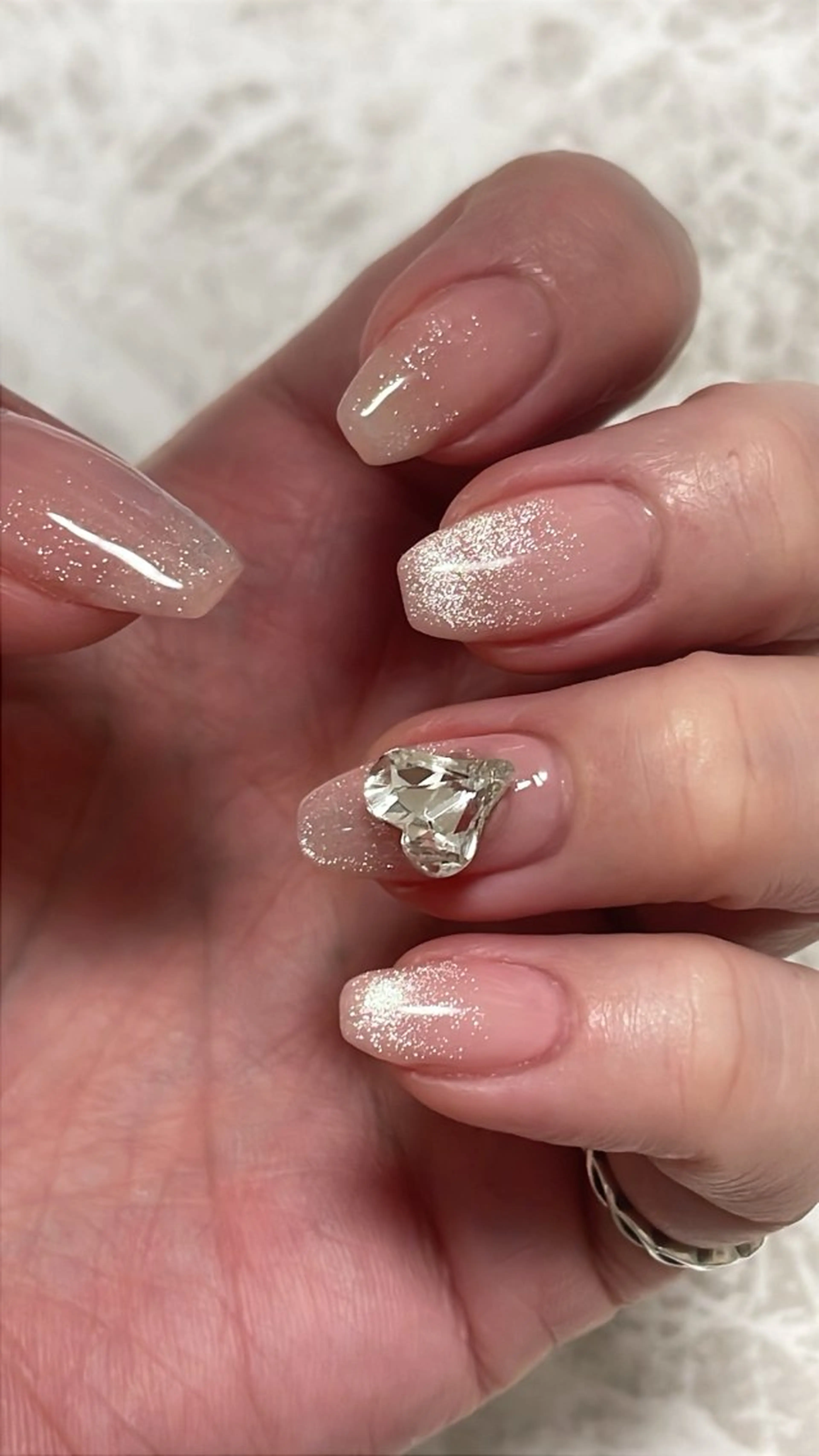 マグネットグラデーション＋ビジューの写真