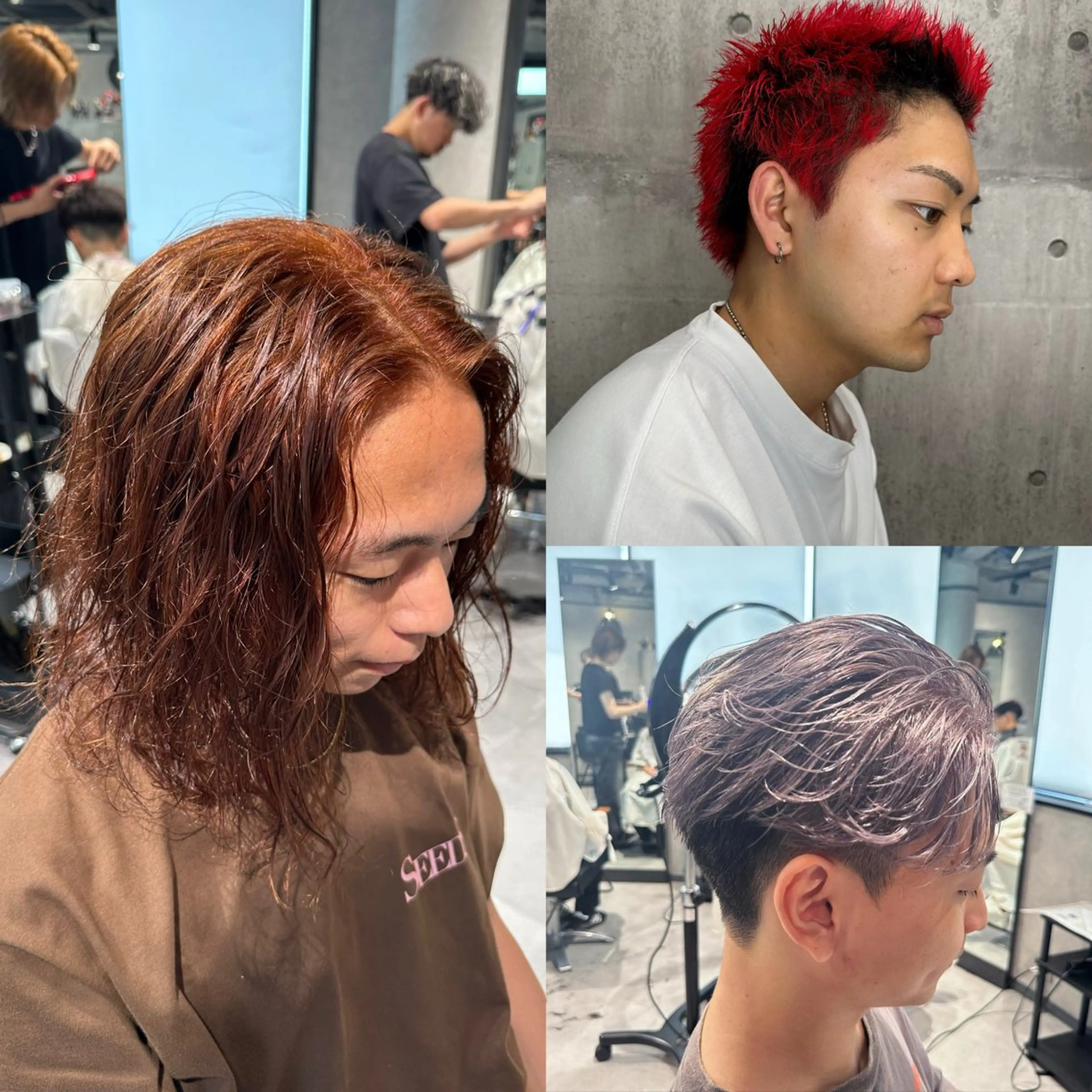 ミディアム パーマ ヘアアレンジ メンズ NEXT NEO所属・メンズヘア静岡 ✂︎Ryuheiのヘアスタイル