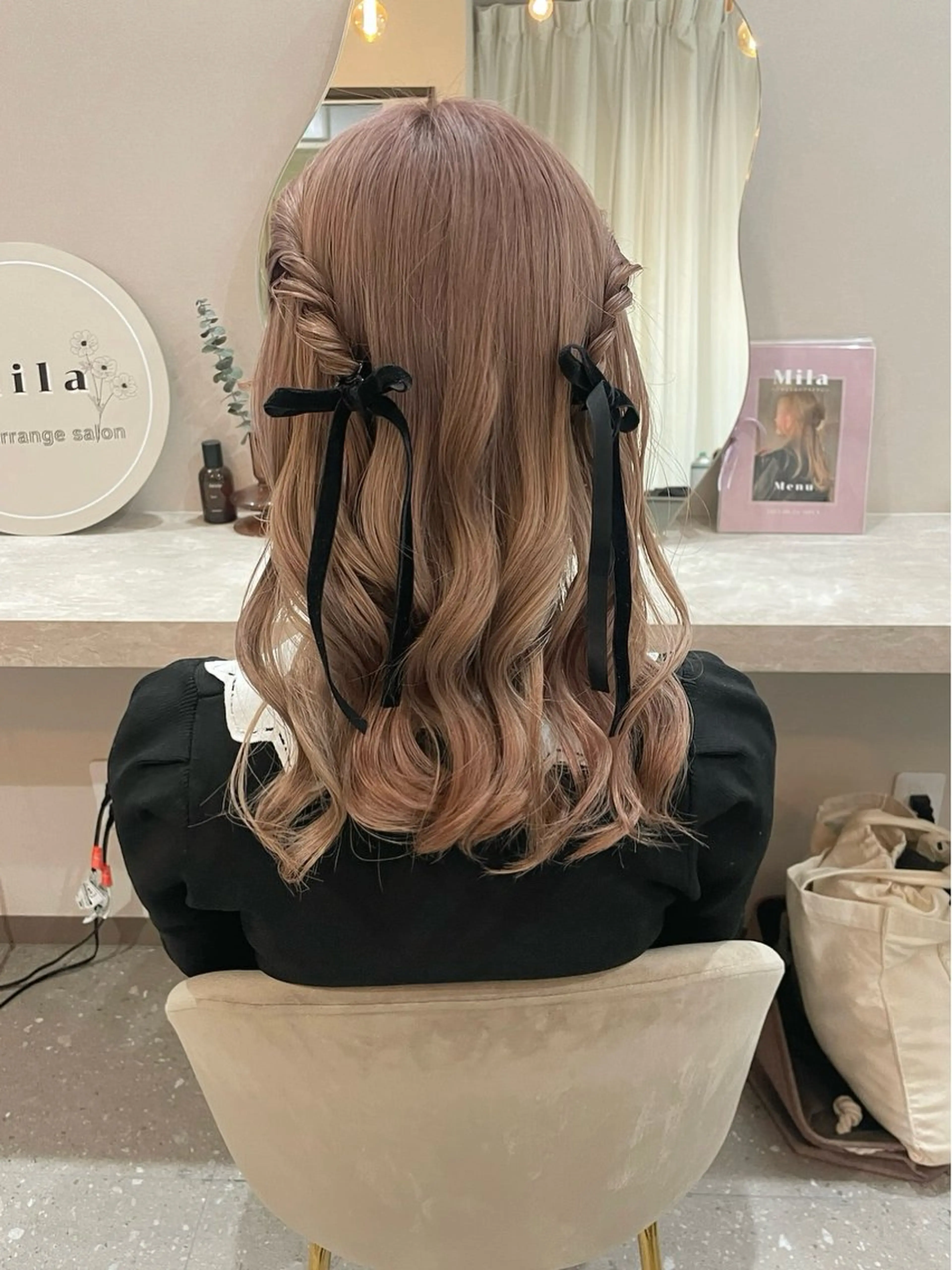 セミロング Mila chihiroのヘアスタイル