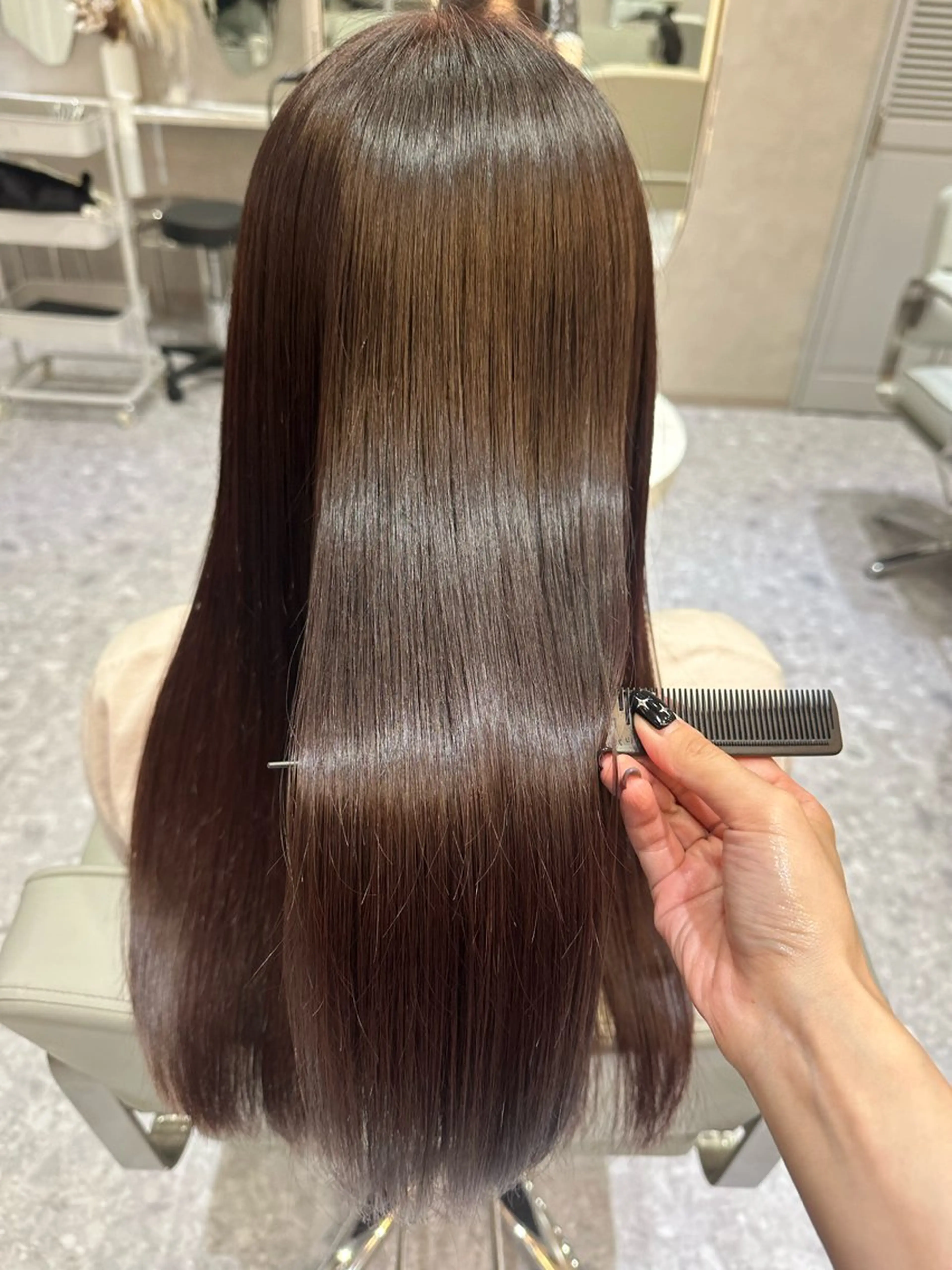 💖集中ケア髪質改善コース💖premium髪質改善トリートメント+超音波アイロンの写真