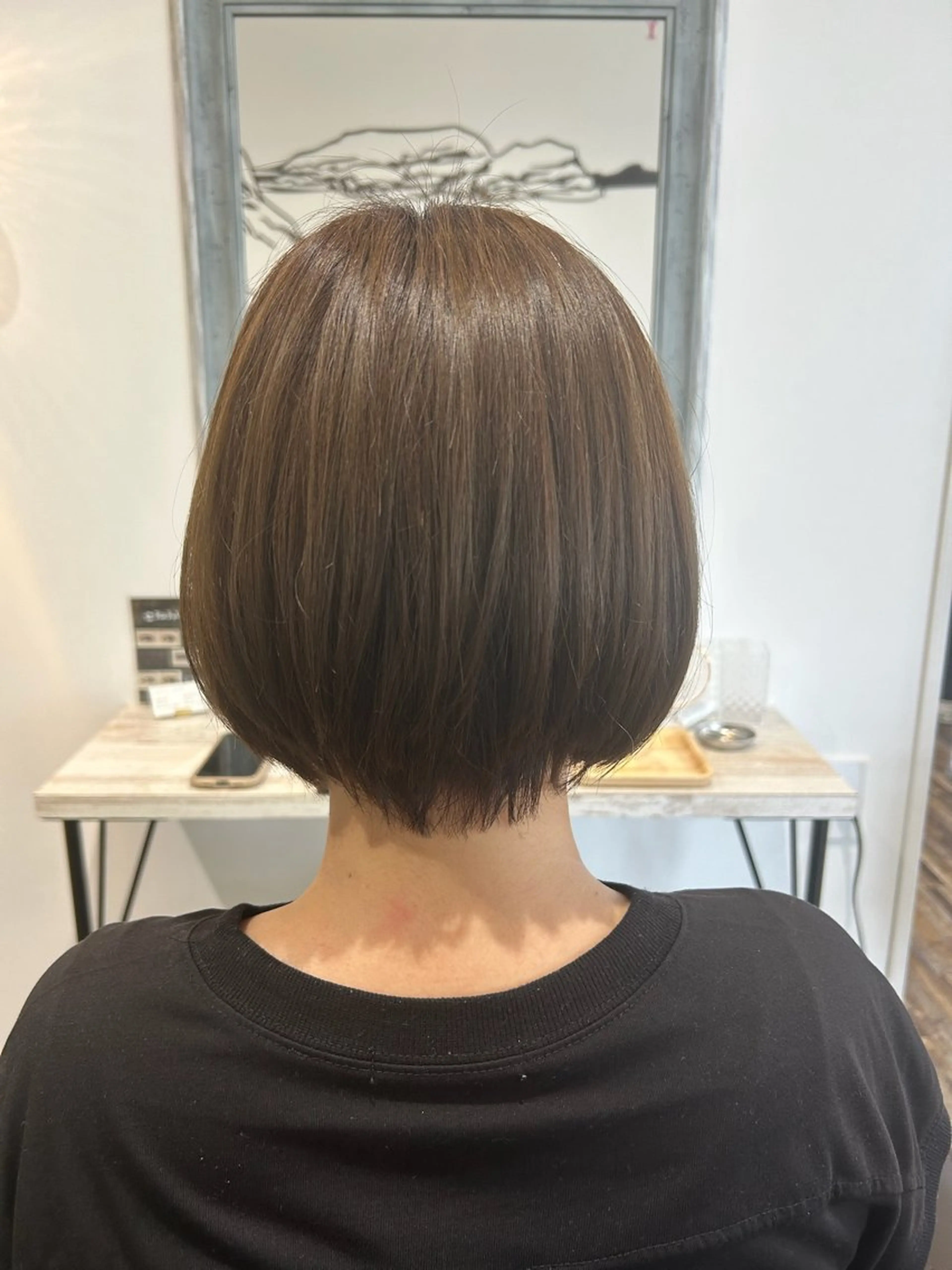 ショート ショートボブ ボブ 似合わせカット ショートヘア Hairsalon&Eyelash STORY富木島店所属・高木 瑶子のヘアスタイル