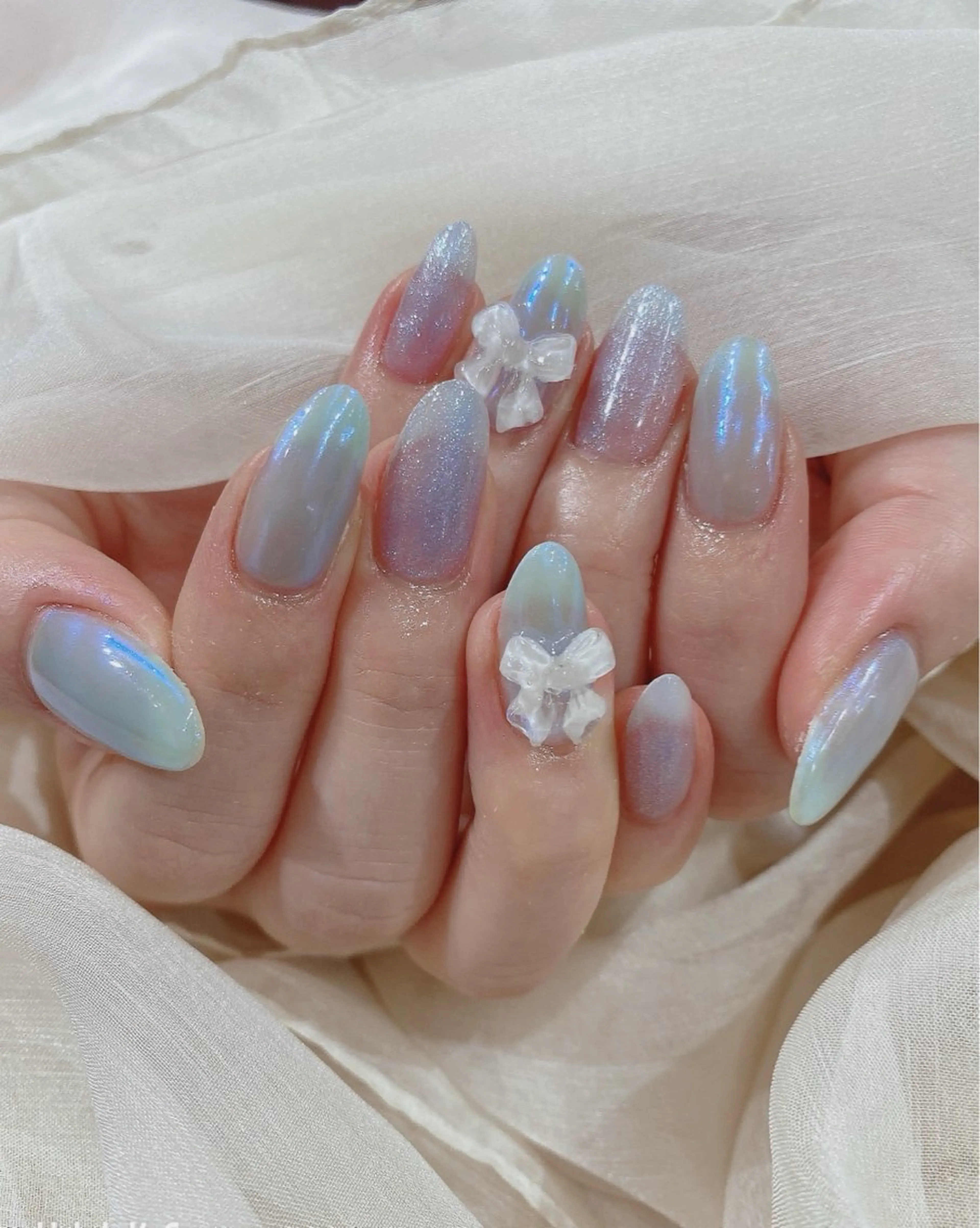 ミディアム ハンドネイル JNA認定講師🌸 RIEのネイルデザイン