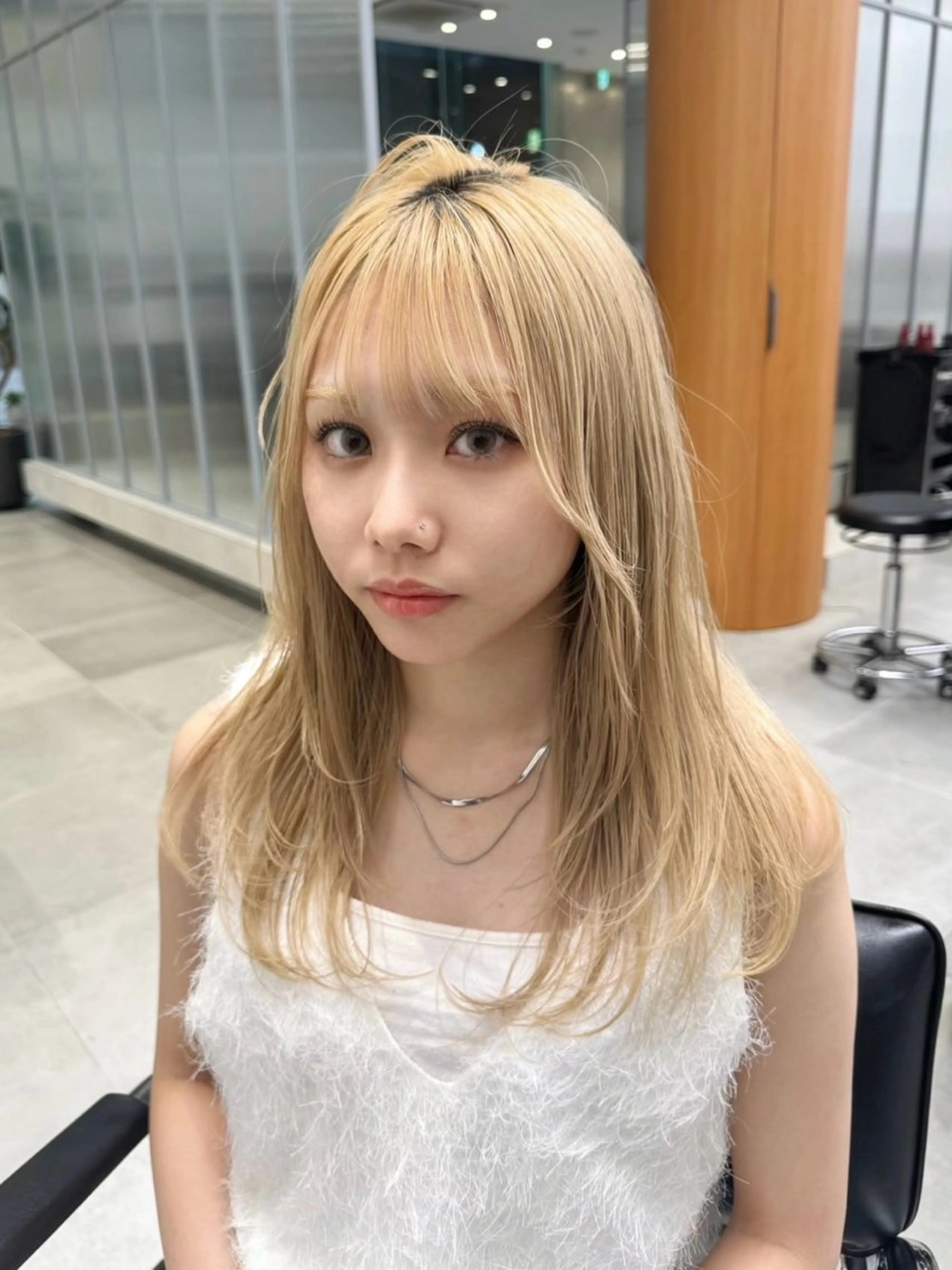 【今だけ‼️】(鎖骨下~)ロング／レイヤーカットモデル👧🏻‎🌷（必ず補足説明をお読み下さい!!）の写真