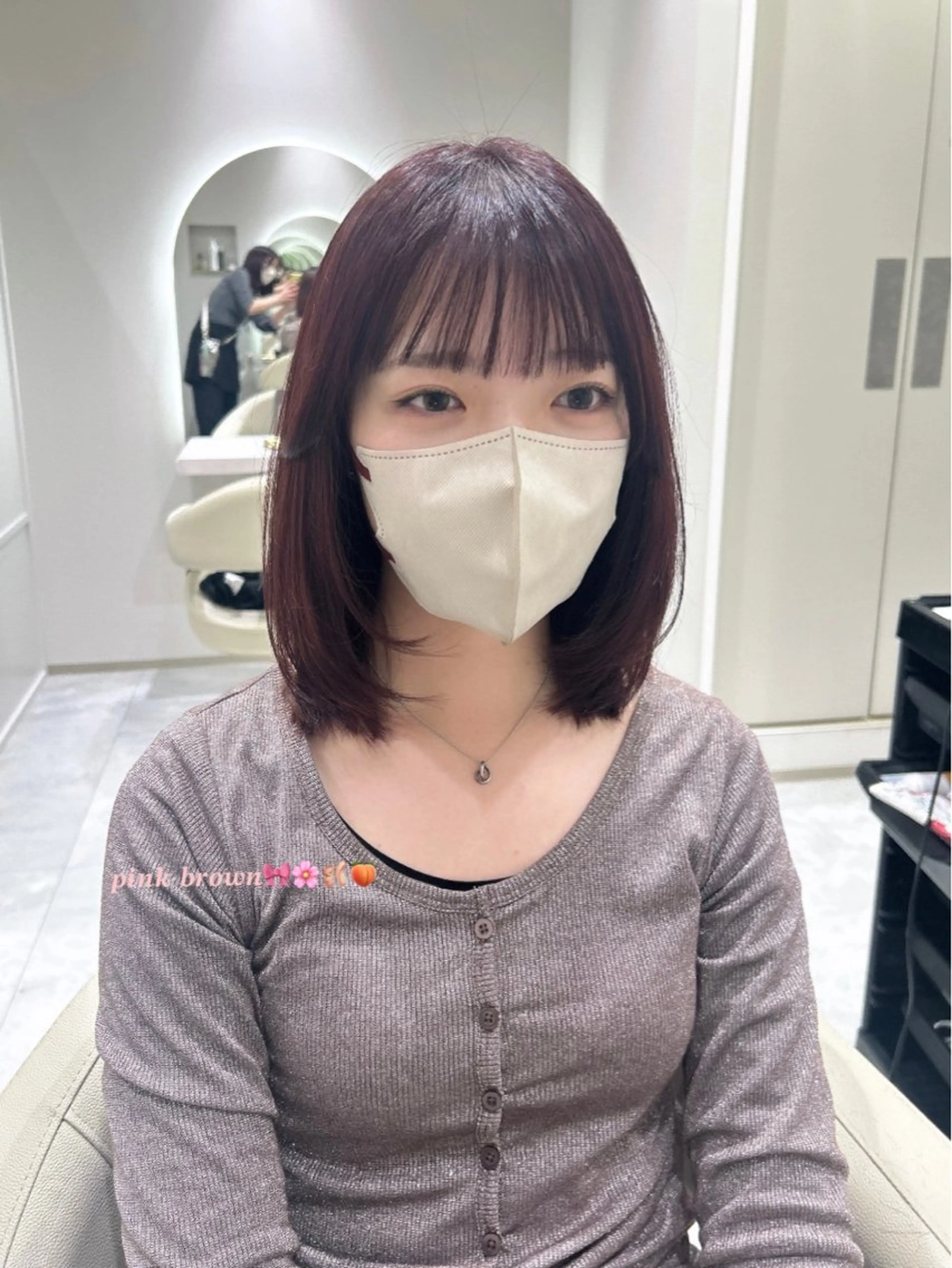 ミディアム SARA🎀 天王寺ANNEXのヘアスタイル