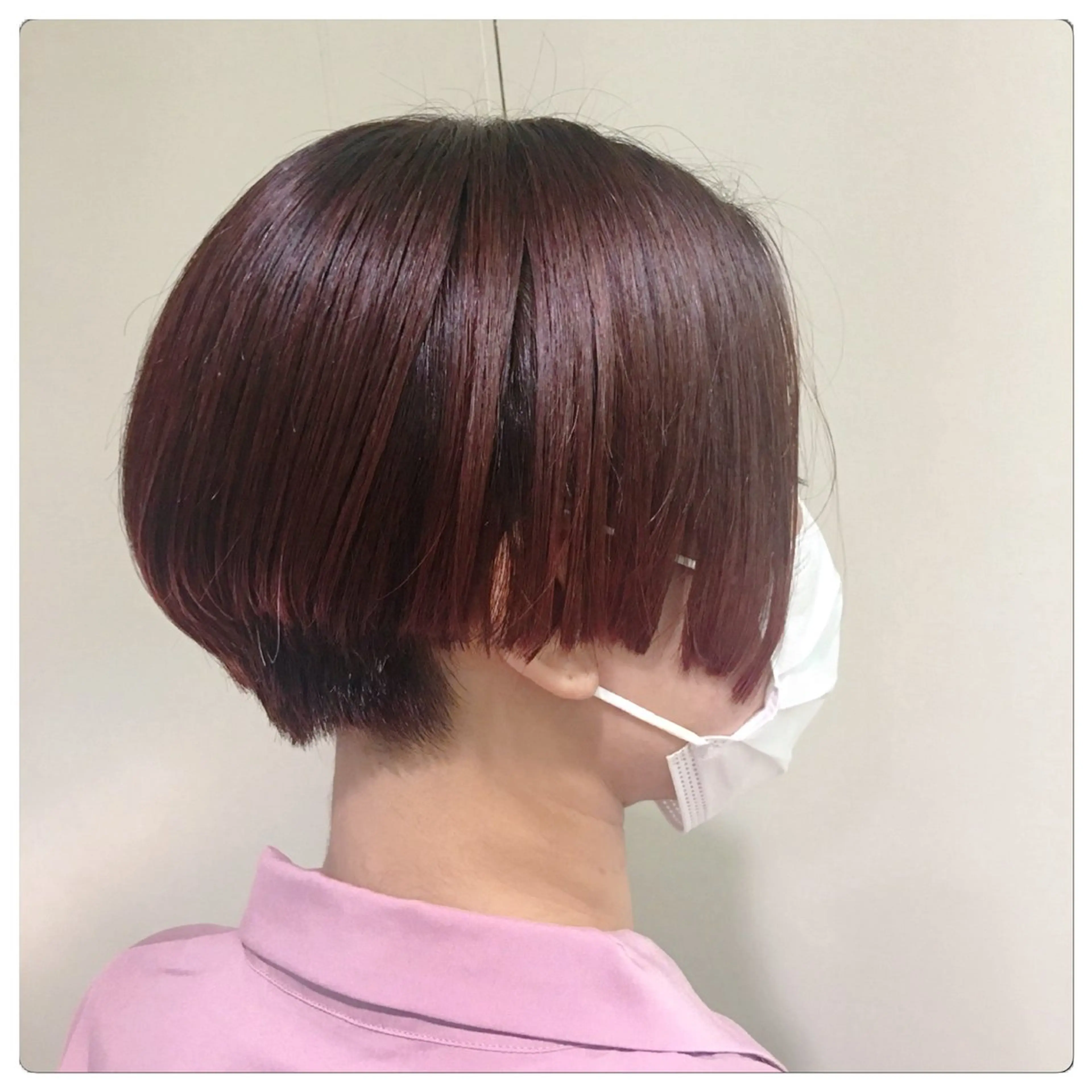 ショート ヘアカラー トリートメント 中村 碧のヘアスタイル