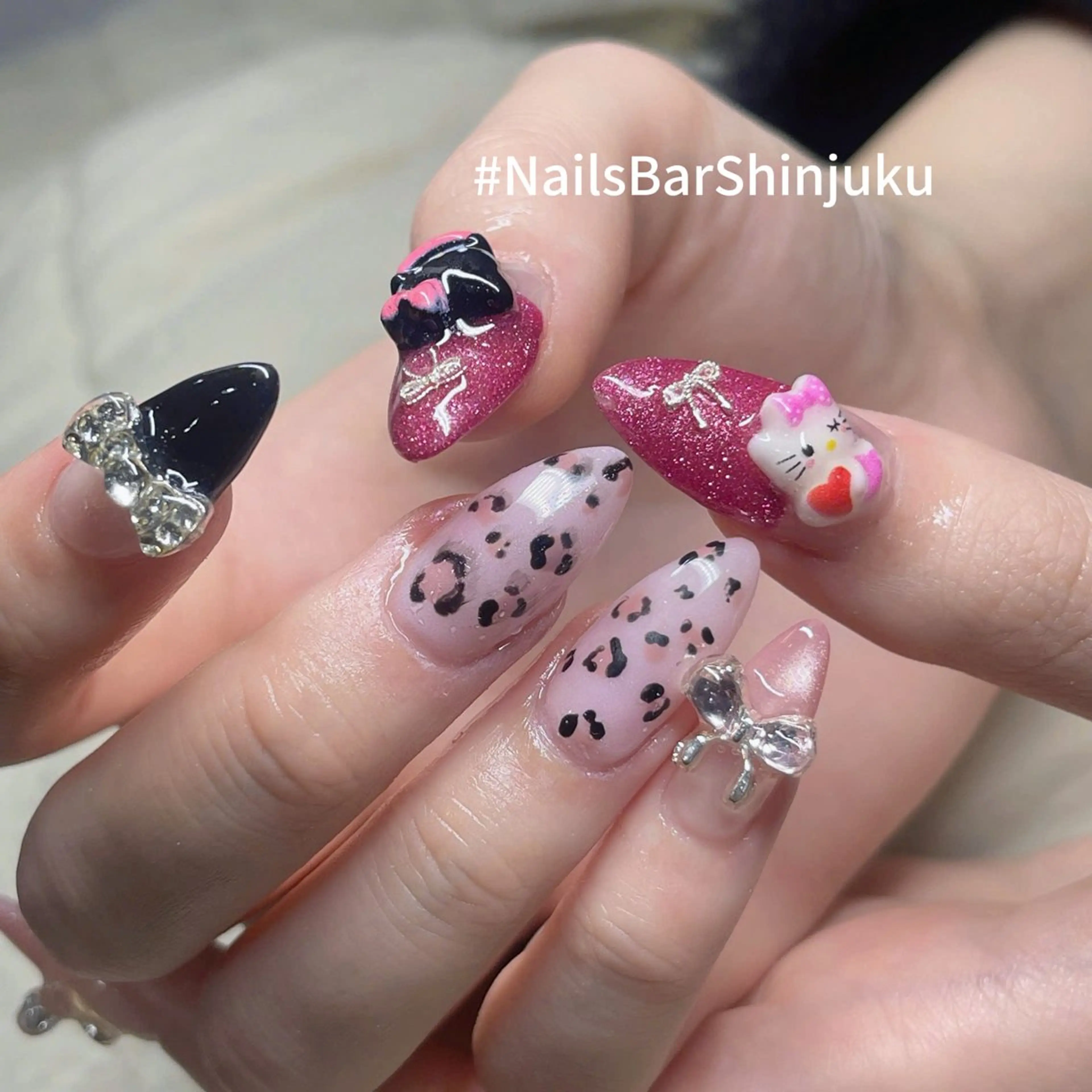 ネイル 長さ出し フレンチネイル ジェルネイル 韓国ネイル ロングネイル NAILS BAR SHINJUKUのネイルデザイン
