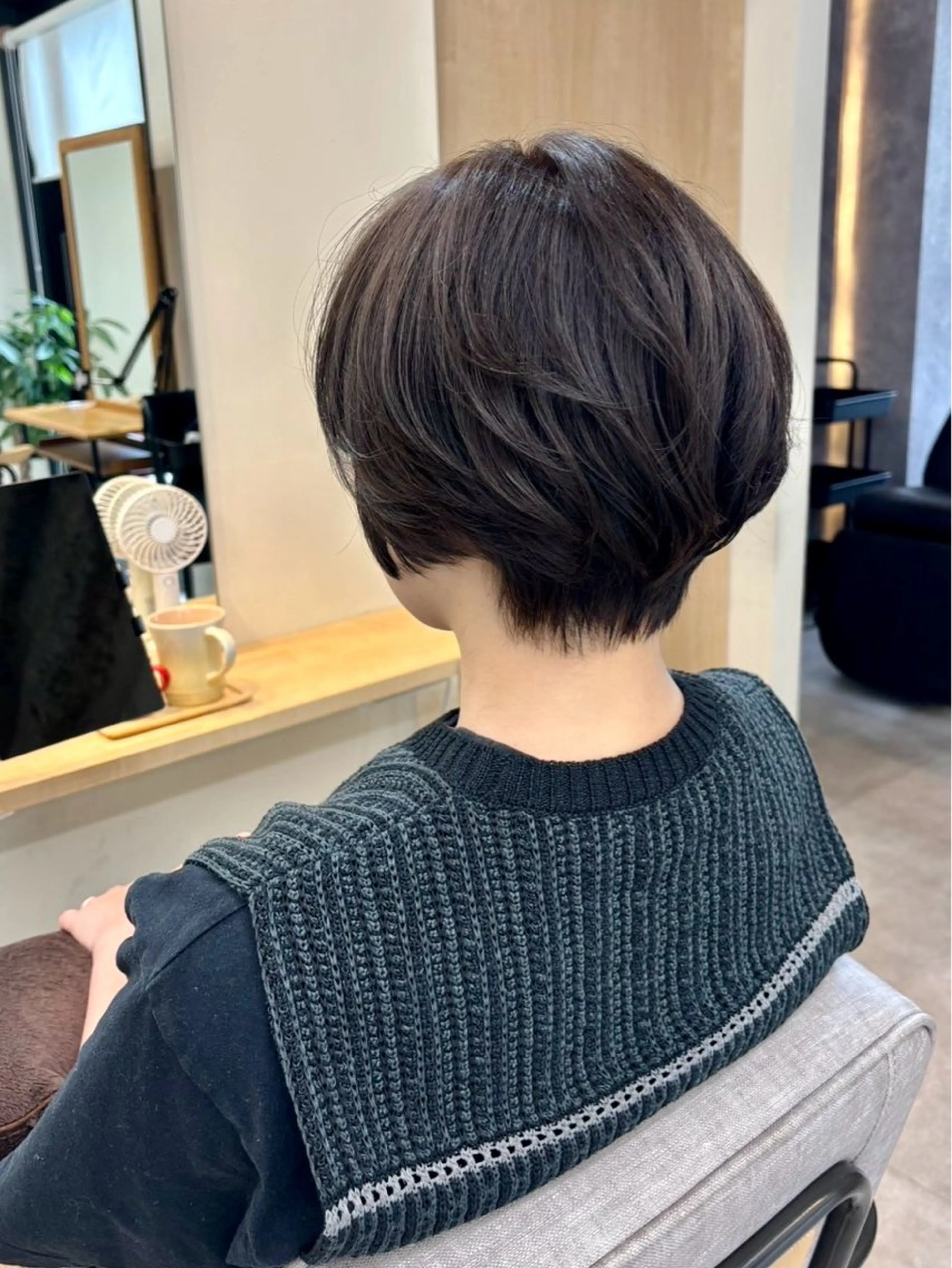 ショート カット ヘアカラー トリートメント 桜木町2分/くびれ /ボブ/ナチュラルのヘアスタイル