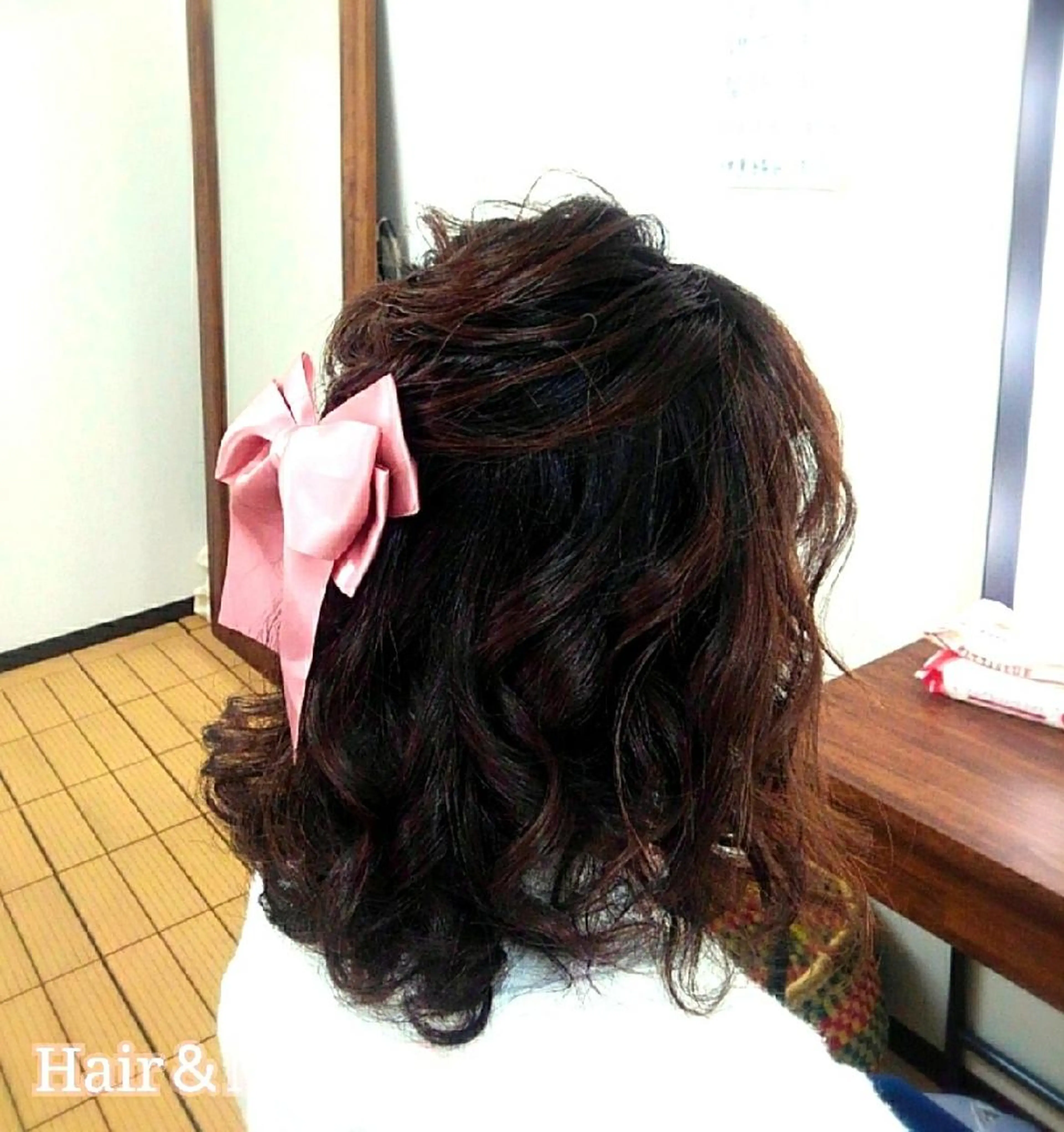 ミディアム ヘアアレンジ ヘアセット Hair&Make  Delight*のヘアスタイル