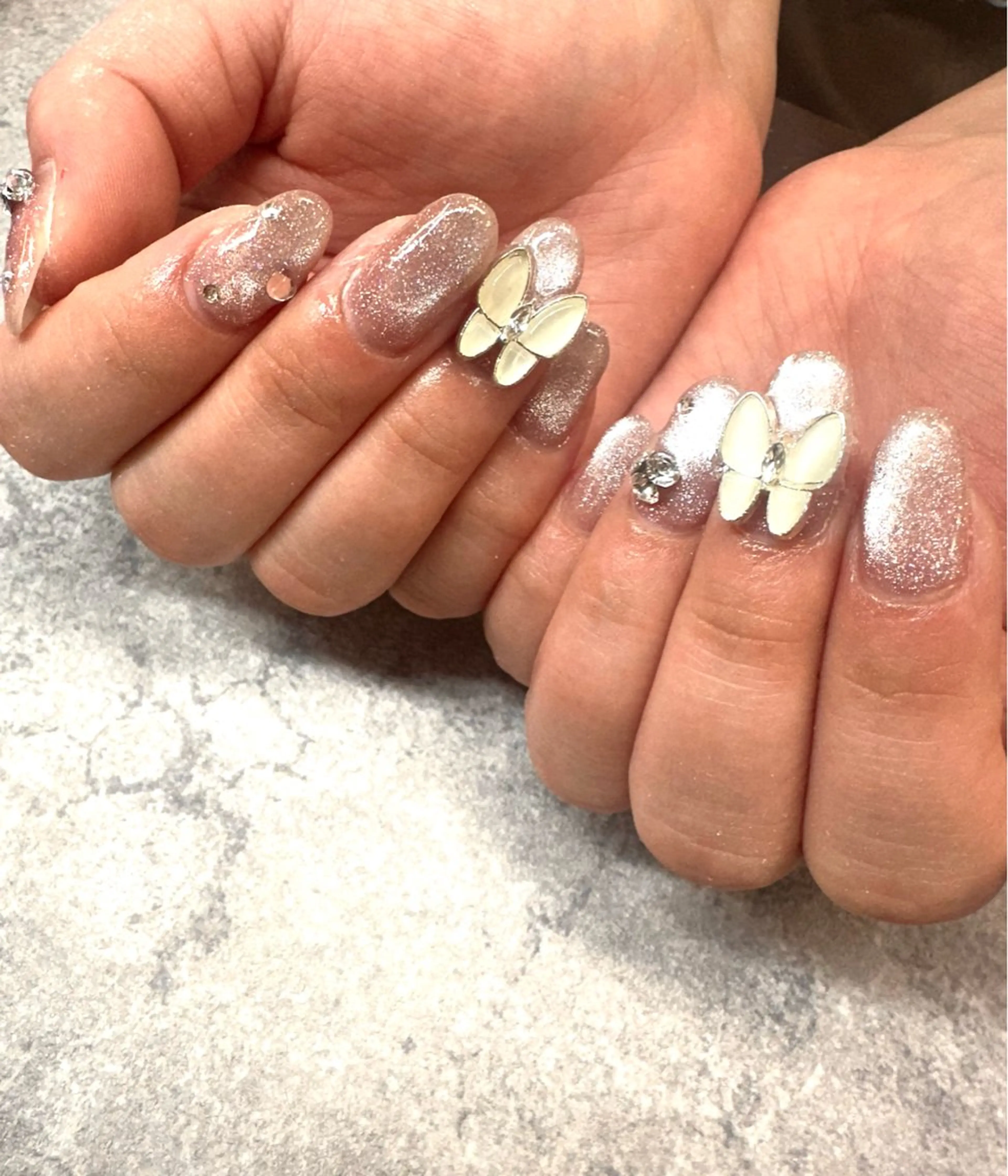 ネイル フラッシュネイル フラッシュマグ マグネットネイル ストーンネイル ハンドネイル .N YUKIのネイルデザイン