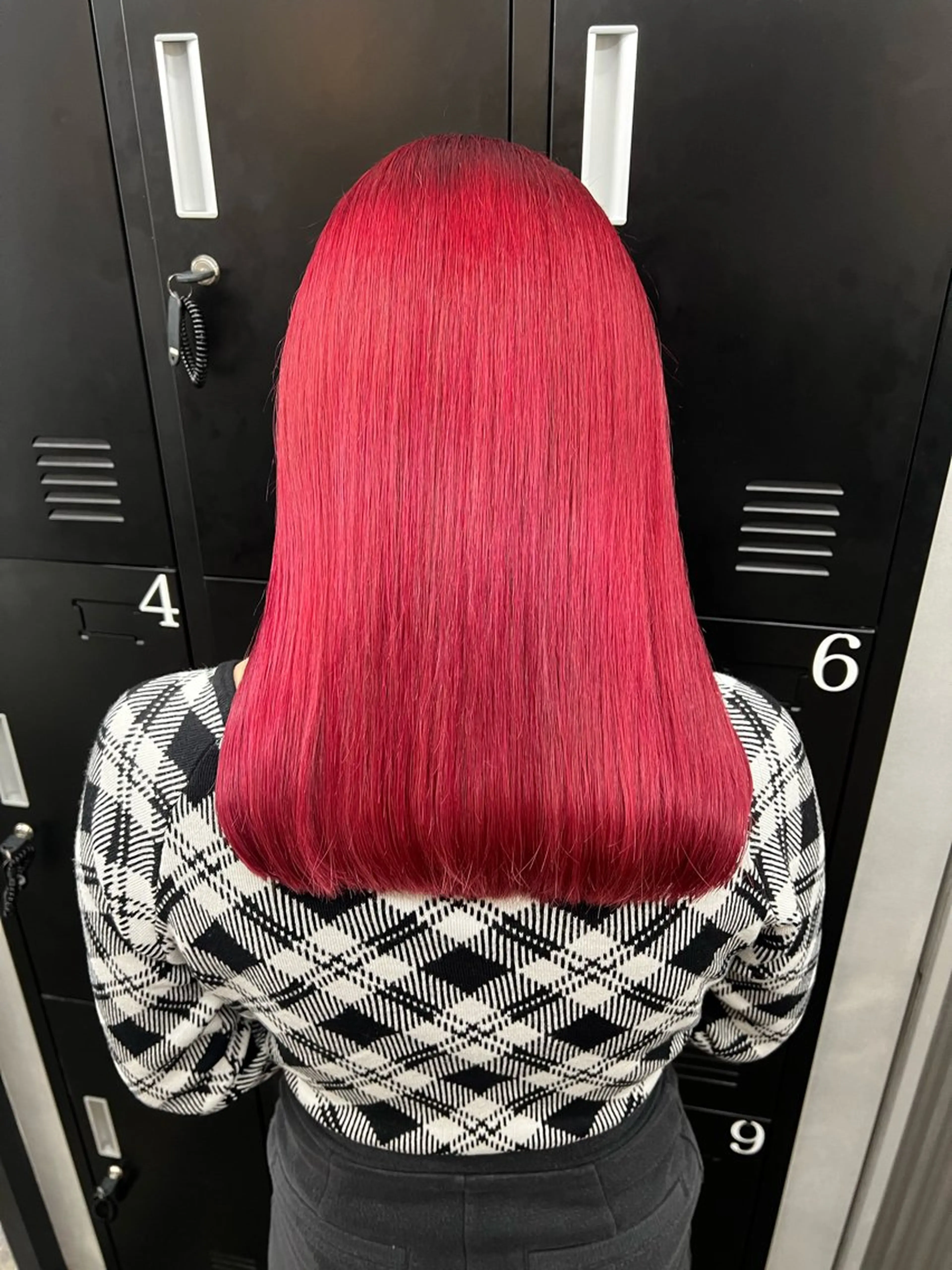 ロング カラー レッドカラー カット ヘアカラー ADLLA.アドラ所属・ADLLA.新宿/ 美髪/艶髪/栗原🦋のヘアスタイル