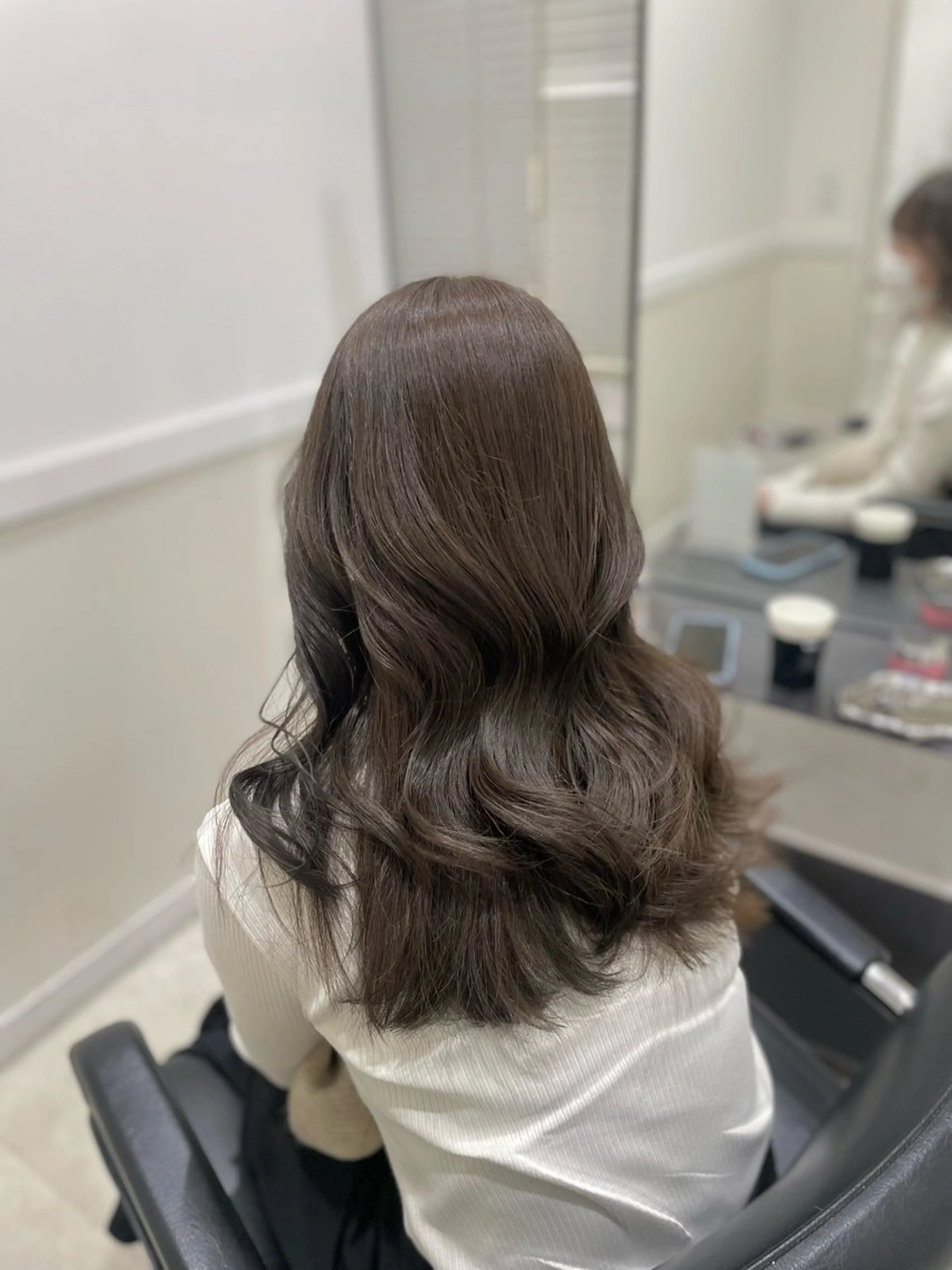 セミロング 🤍韓国トレンド ヘア🤍miku🤍のヘアスタイル