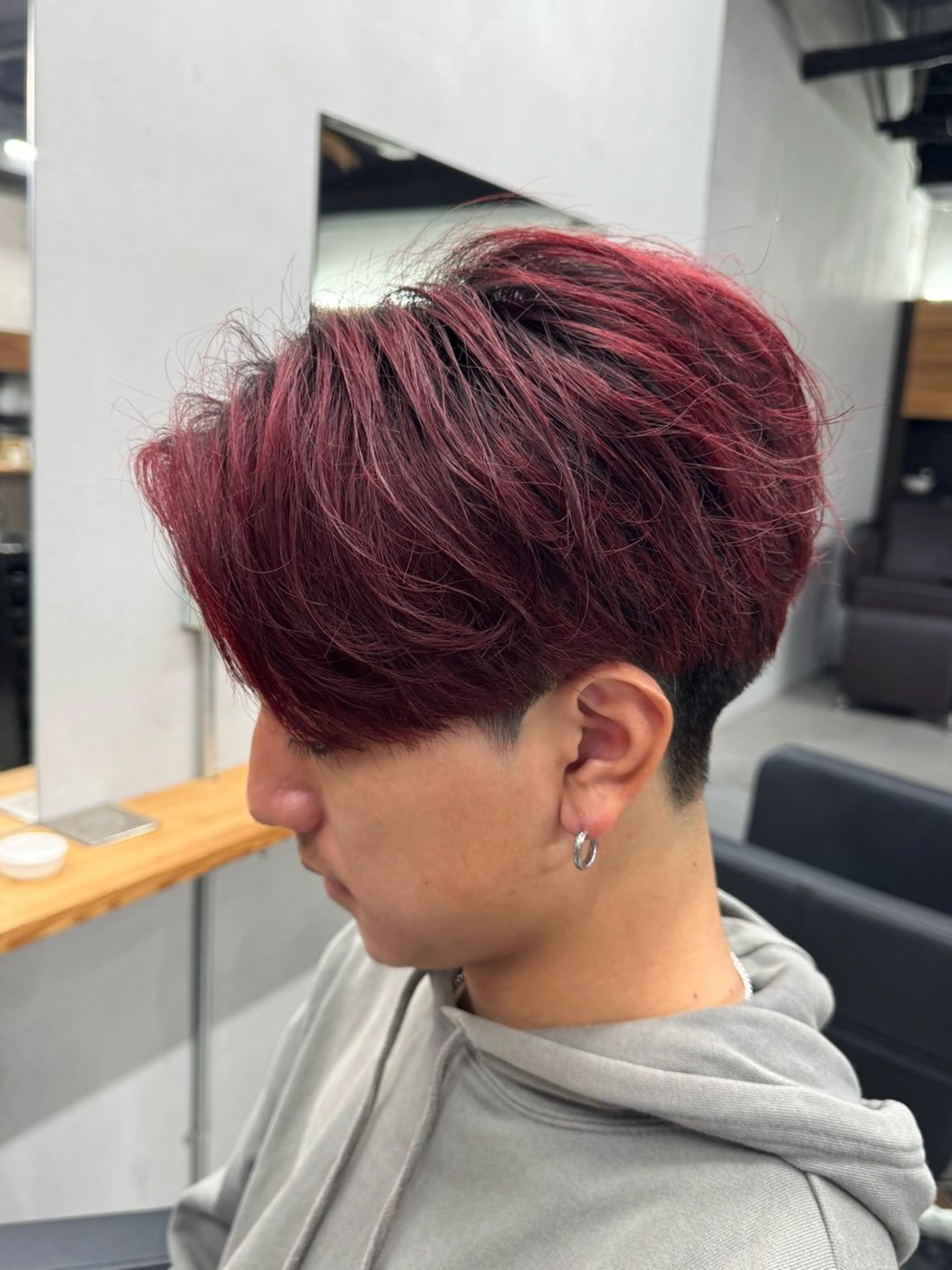 メンズ ヘアカラー トリートメント アキト/ メンズ/透明感暗髪のヘアスタイル