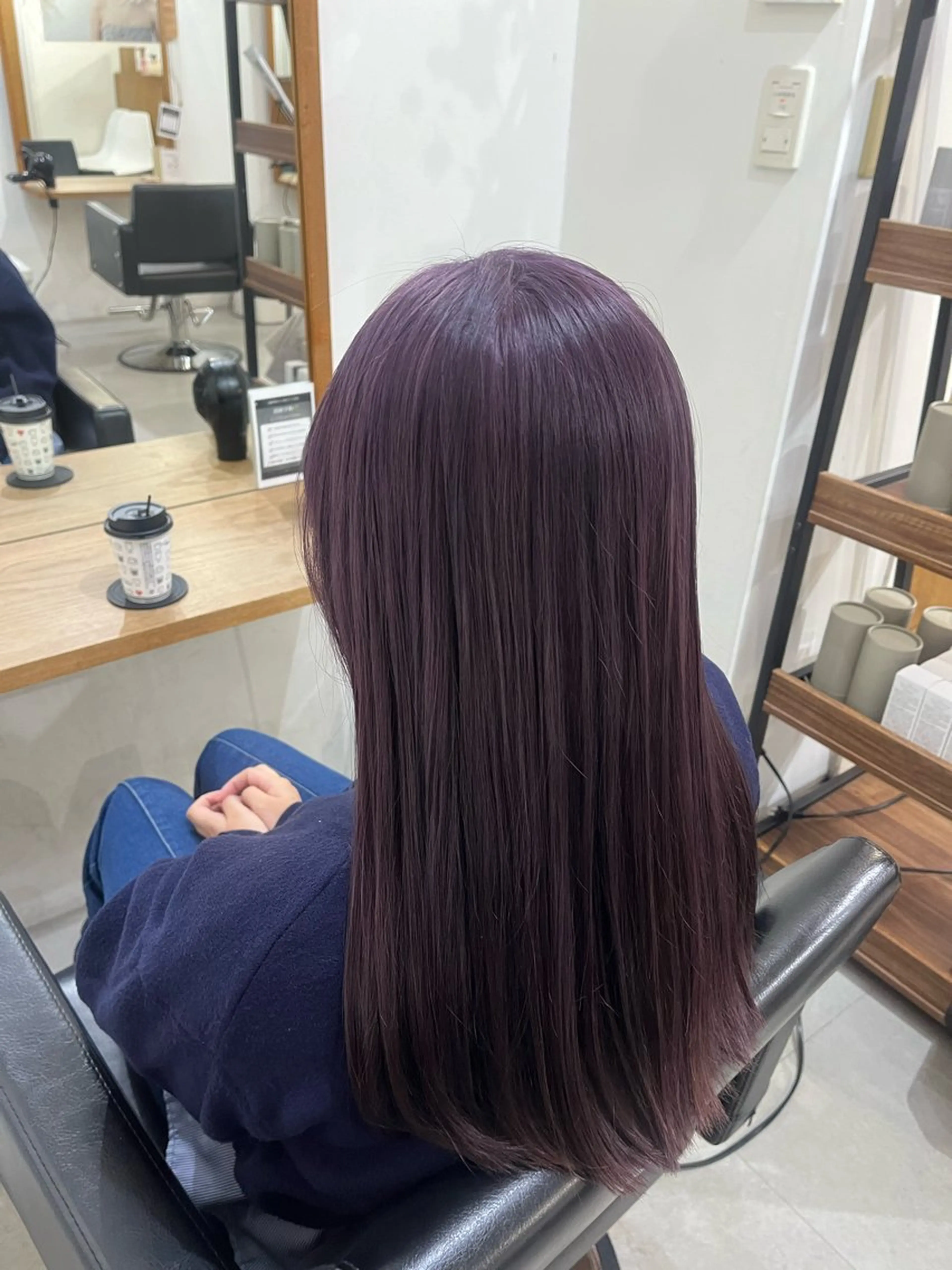 ロング カラー ✨🎨ブリーチなし 透明感カラー✨美友のヘアスタイル