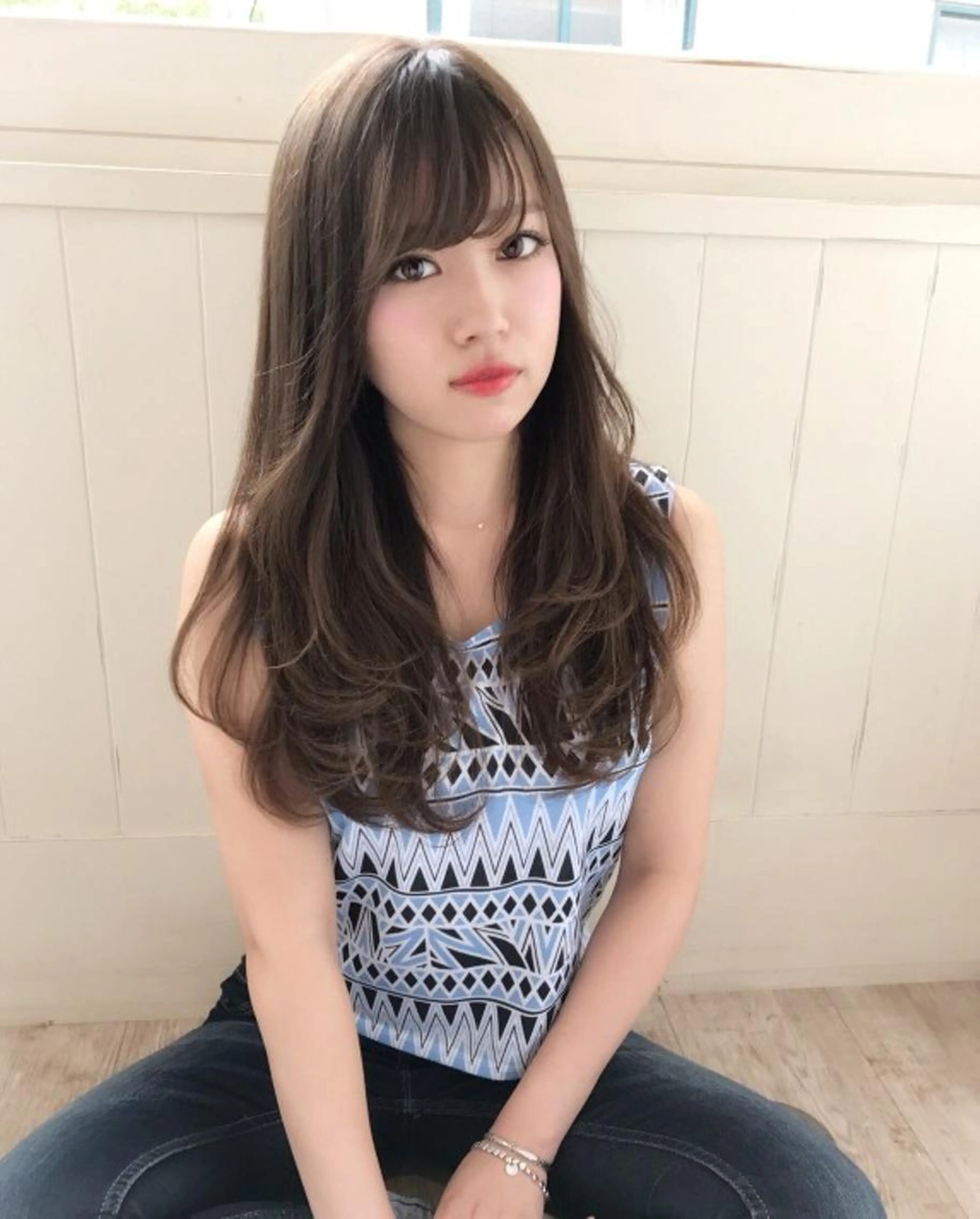 サラサラ🎵スロウカラー+スチームトリートメント7500円の写真