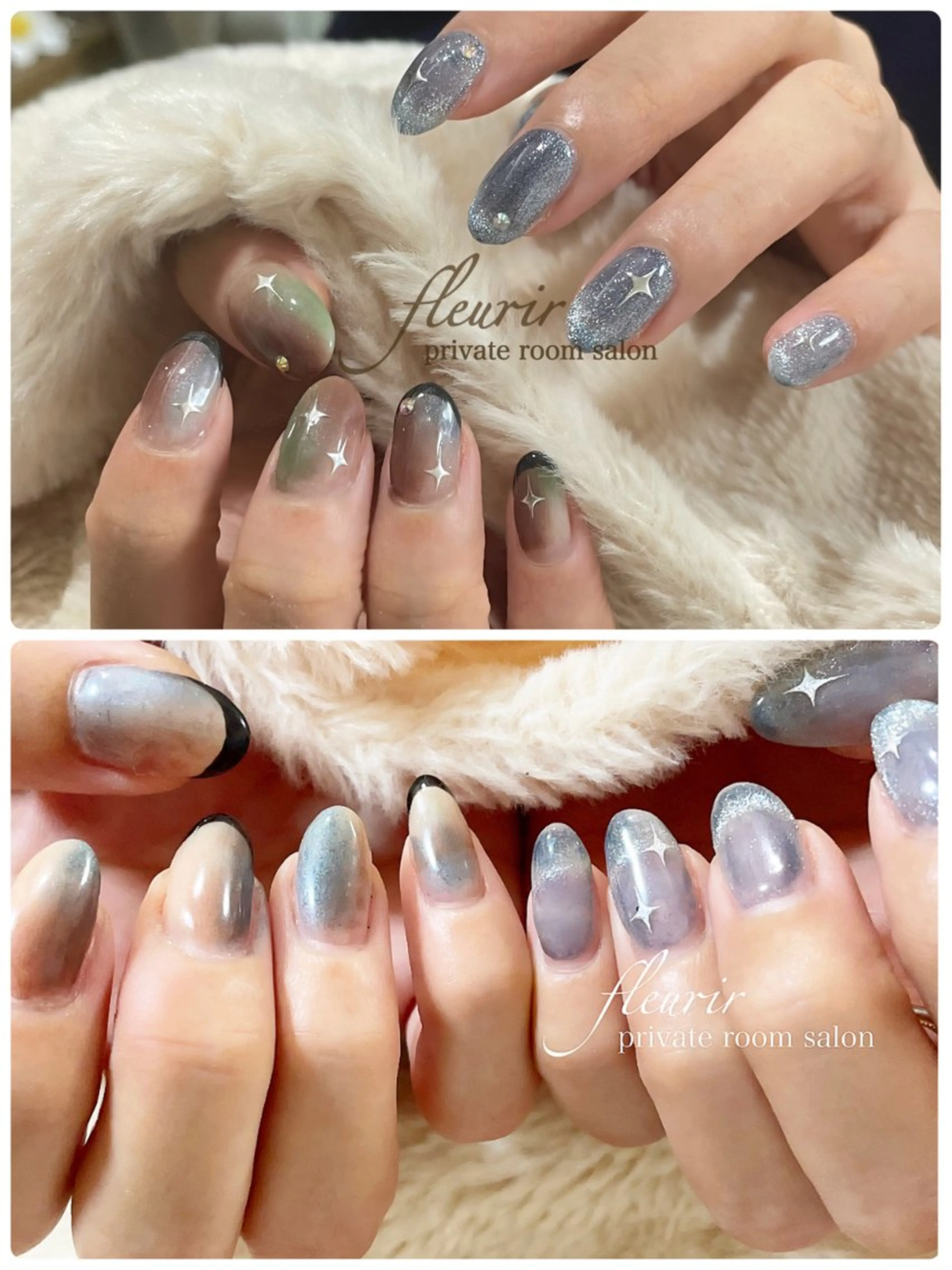 ネイル フルリール 【プライベートサロンのネイルデザイン