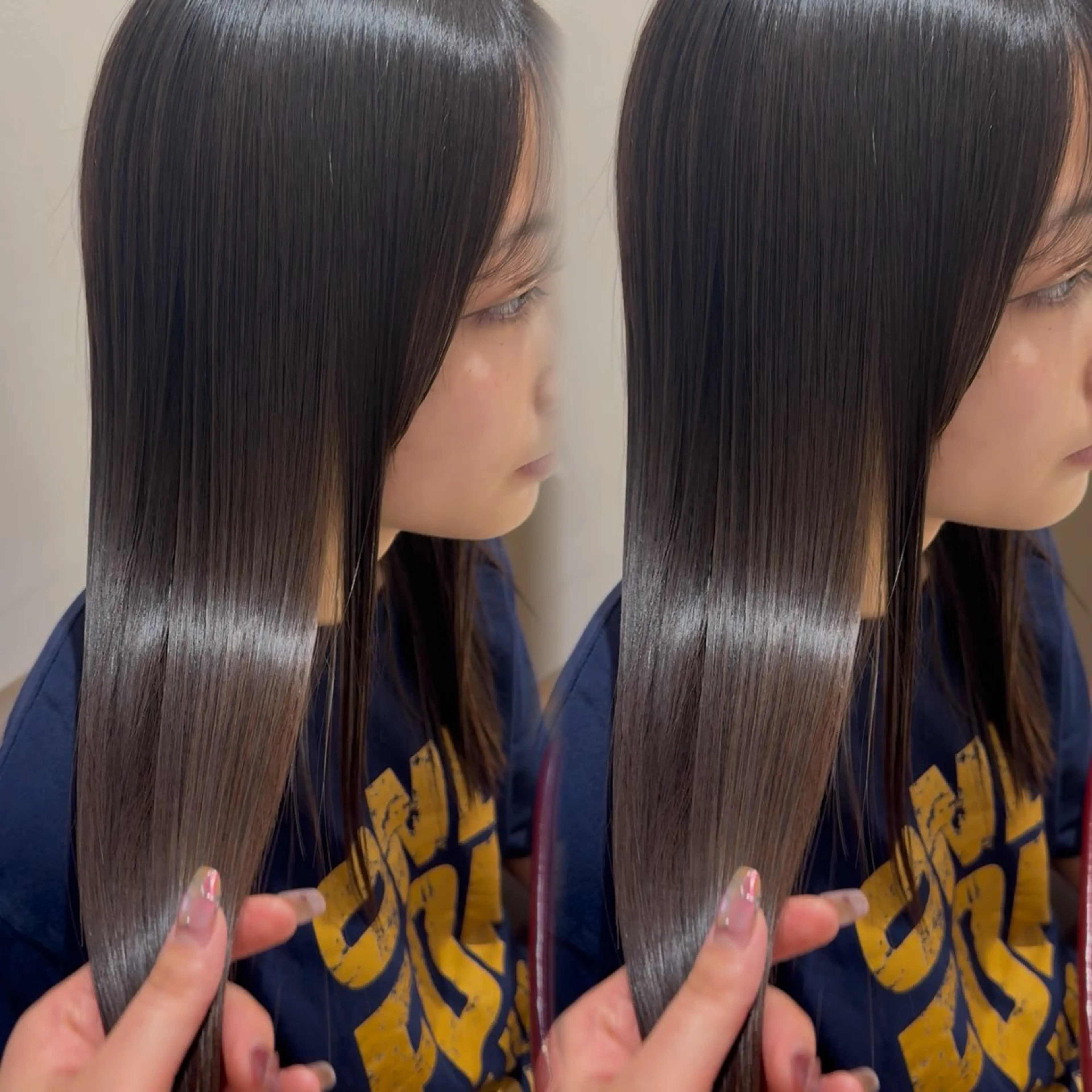 カラー ヘアカラー 縮毛矯正 艶髪／カラー／ 銀座／RINA🎀のヘアスタイル