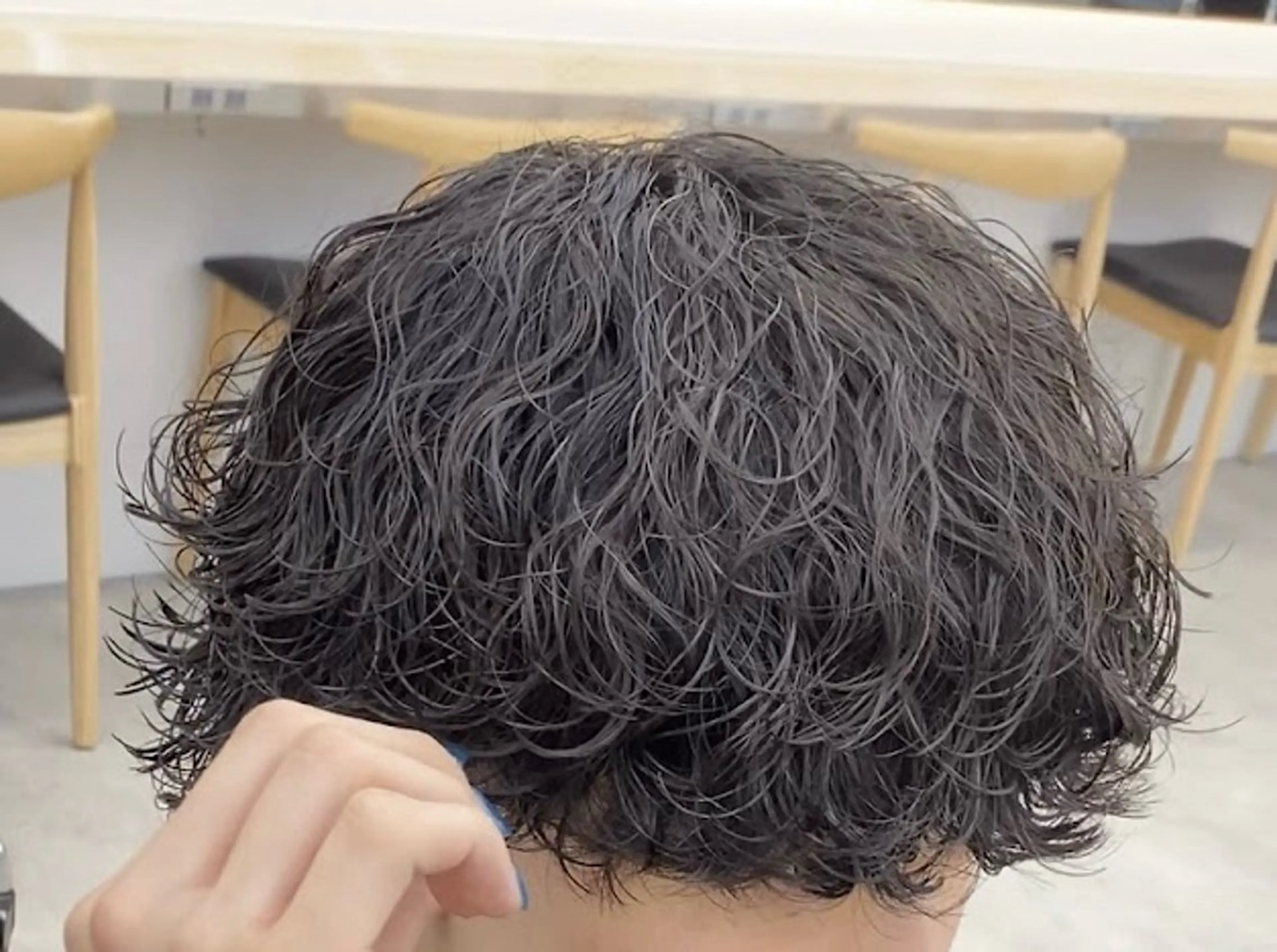 パーマ メンズ カット パーマ fifth park 六反穂 龍介のヘアスタイル