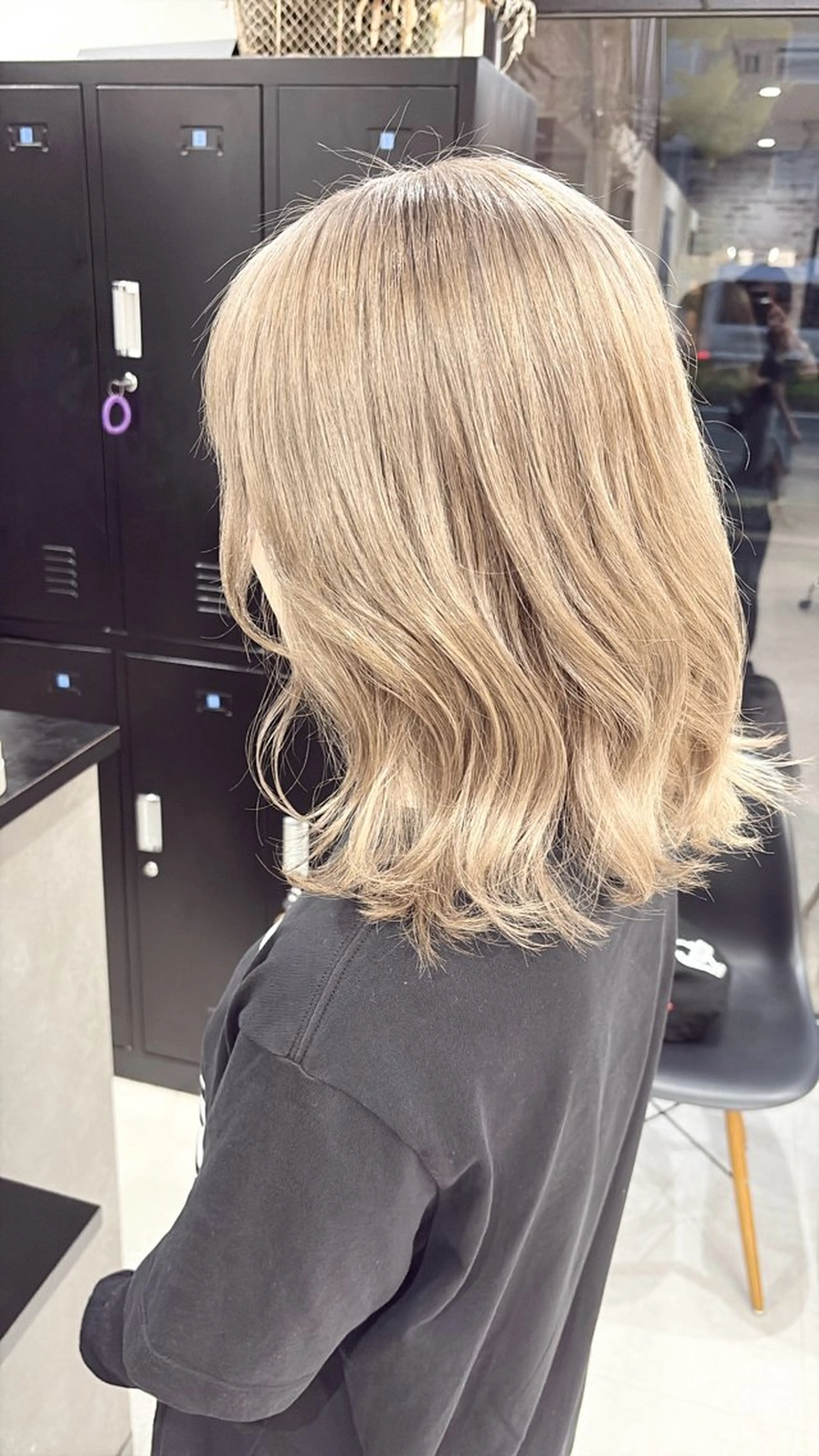 セミロング カット ヘアカラー charm小沢 真澄のヘアスタイル