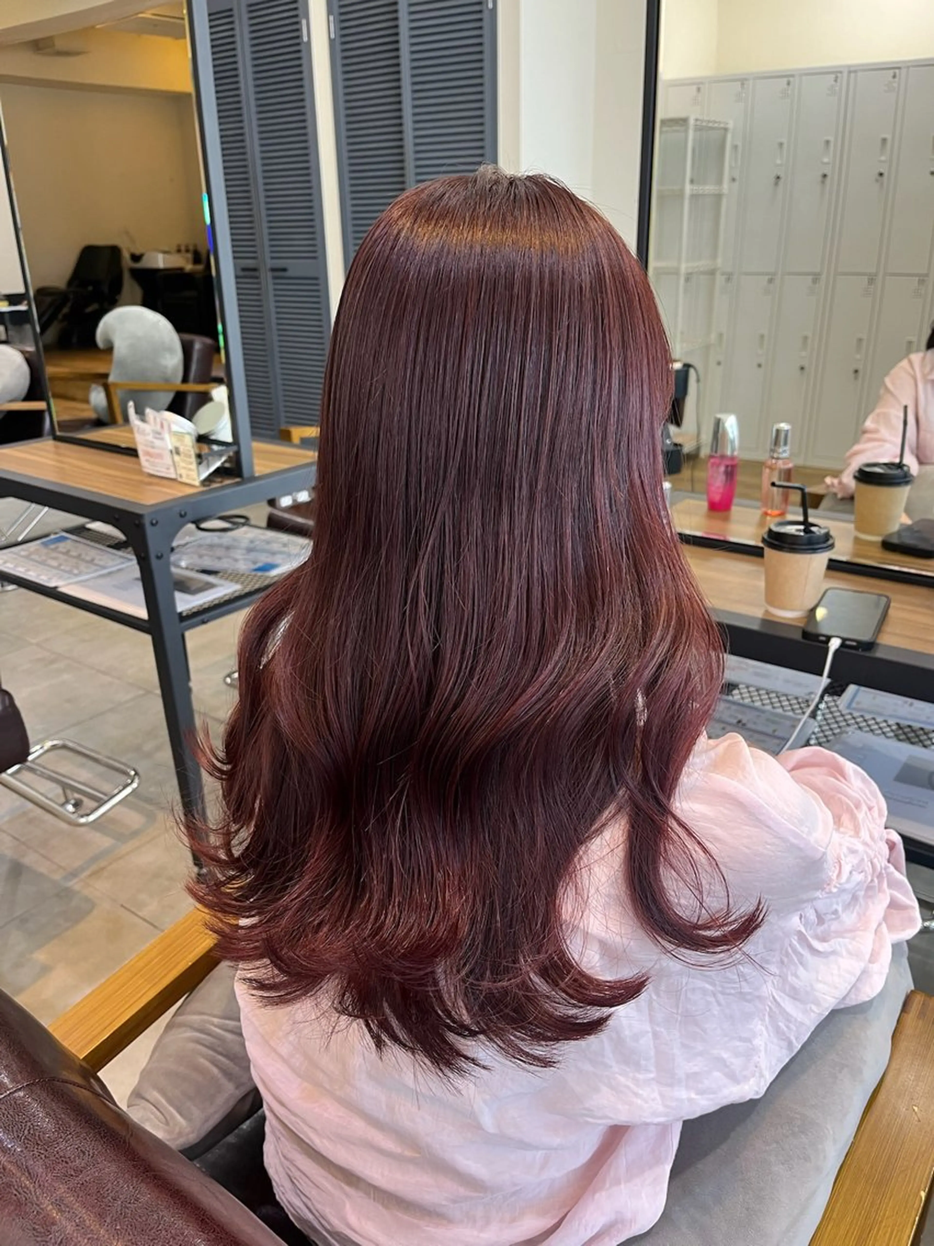 【⭐️特別キャンペーン中⭐️】ツヤ感カラー＋3stepトリートメント＋ヘアセット付き🎀🤍🫧の写真