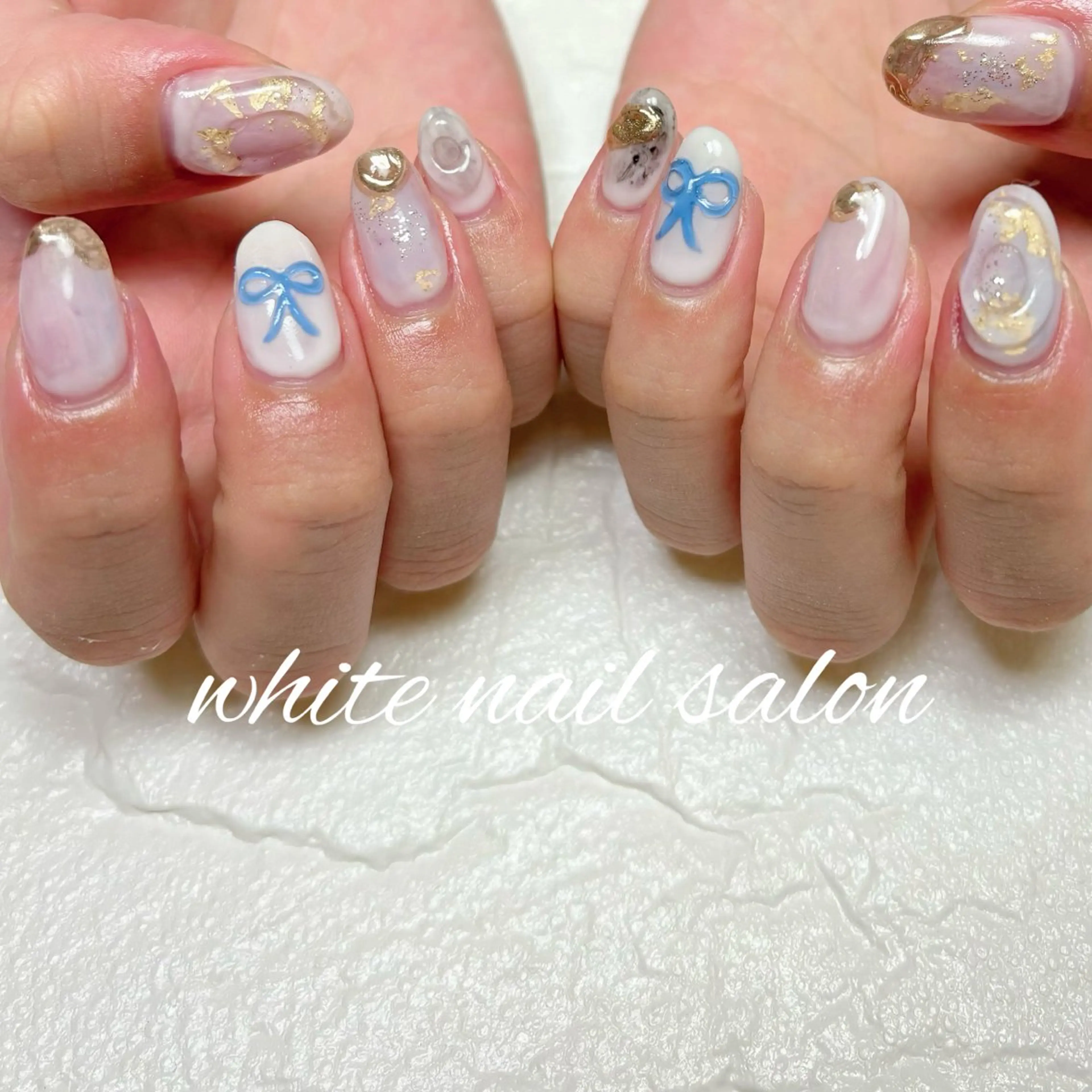 ネイル 持ち込み ホワイト ハンドネイル white nail salonのネイルデザイン