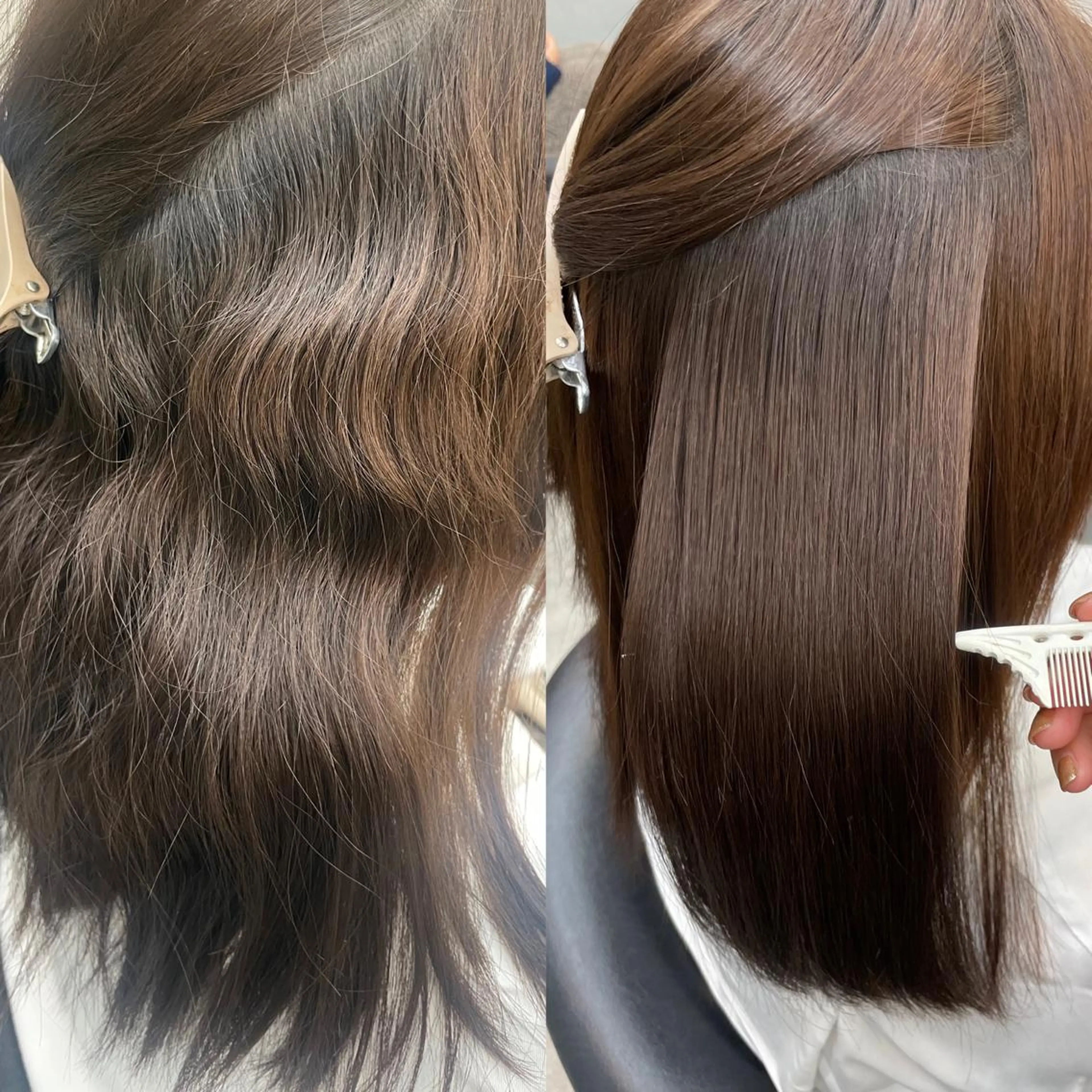 カットなし✖️ツヤツヤ縮毛矯正＋保湿トリートメント付き🌈の写真