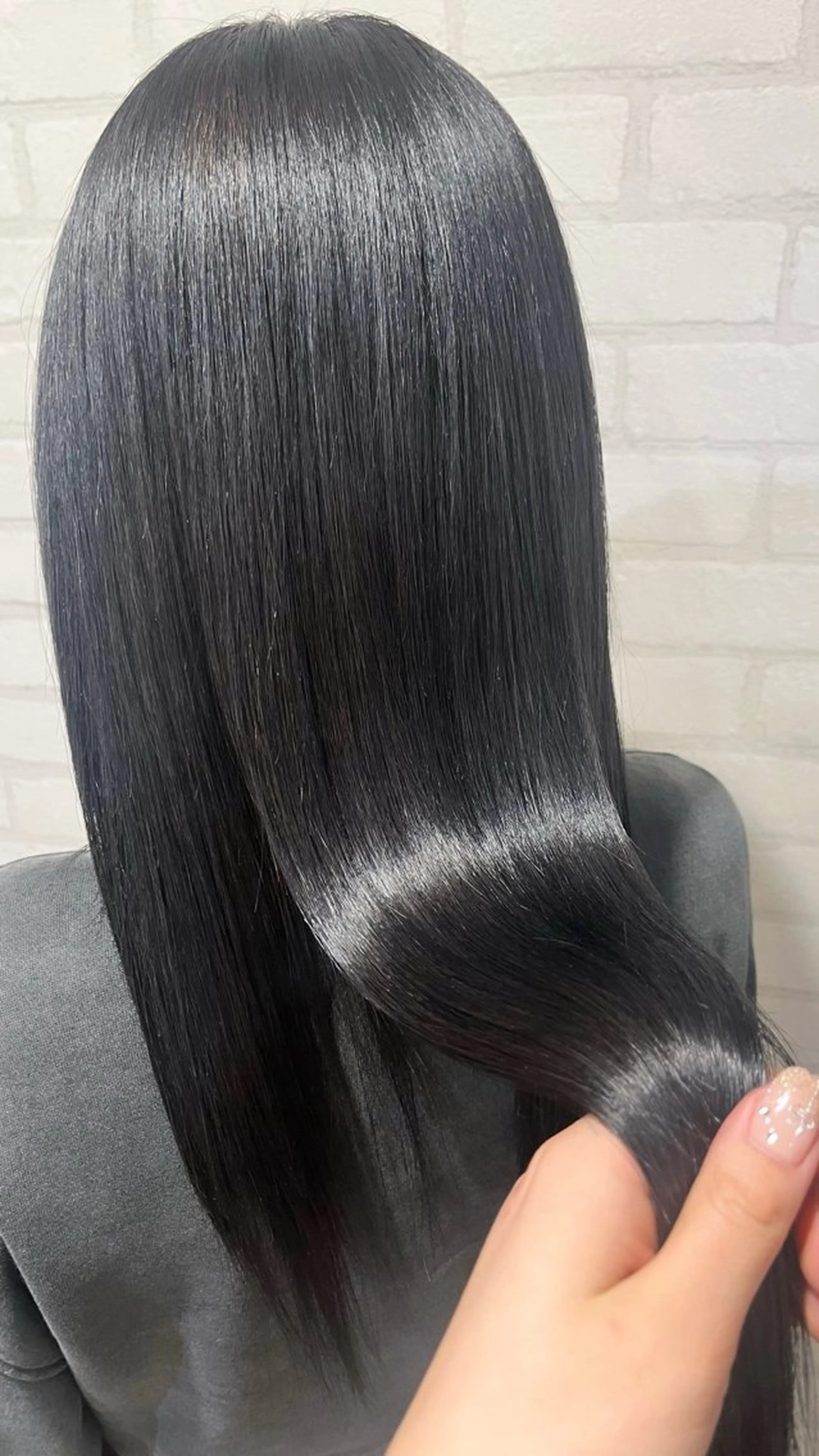 セミロング カラー ヘアカラー トリートメント 🎀RUI/髪質改善 /美髪矯正/艶カラーのヘアスタイル