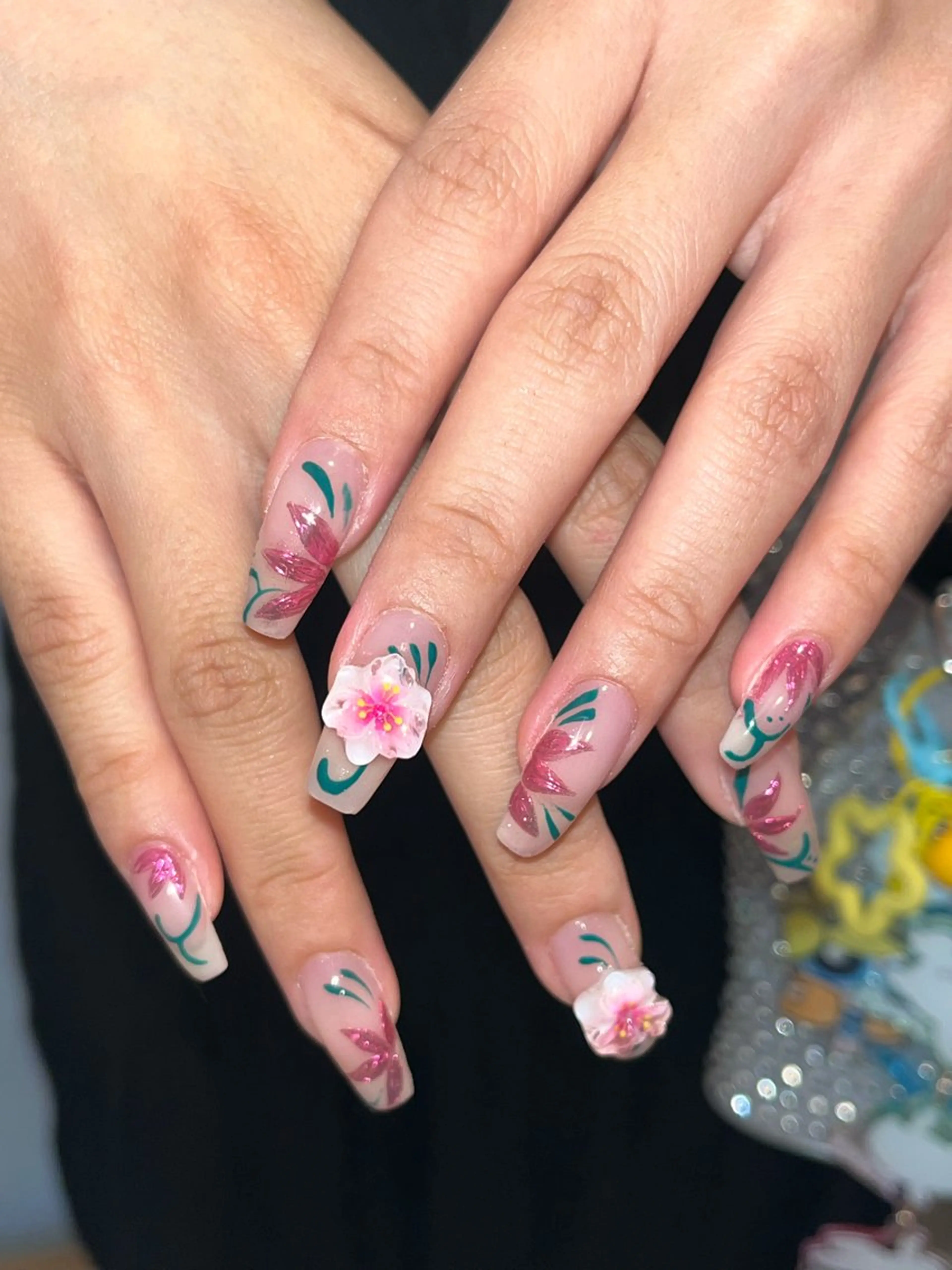 ネイル 文 /個性派ネイルのネイルデザイン