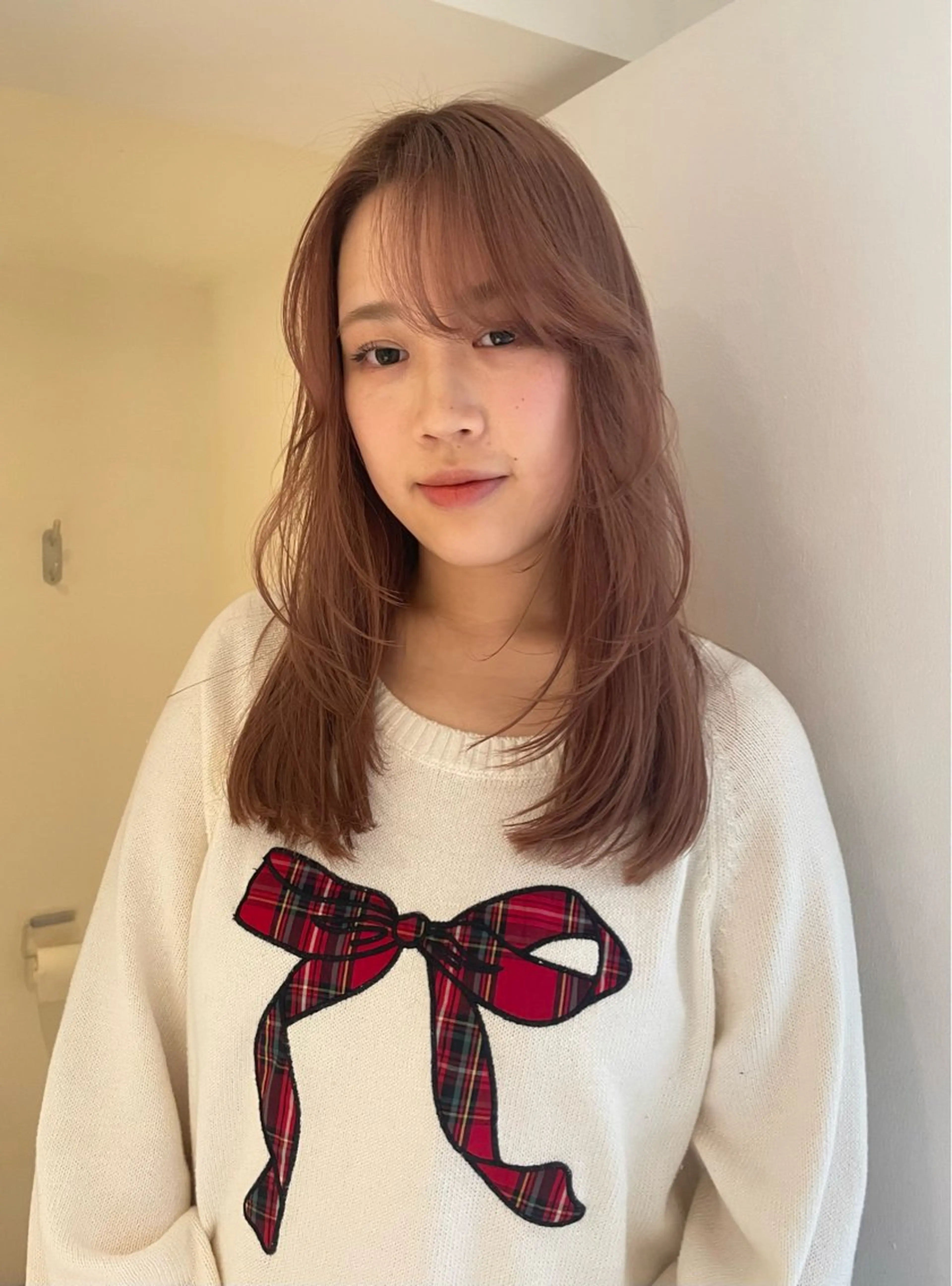 セミロング レイヤーカット カット chiharu ボブ/レイヤーのヘアスタイル