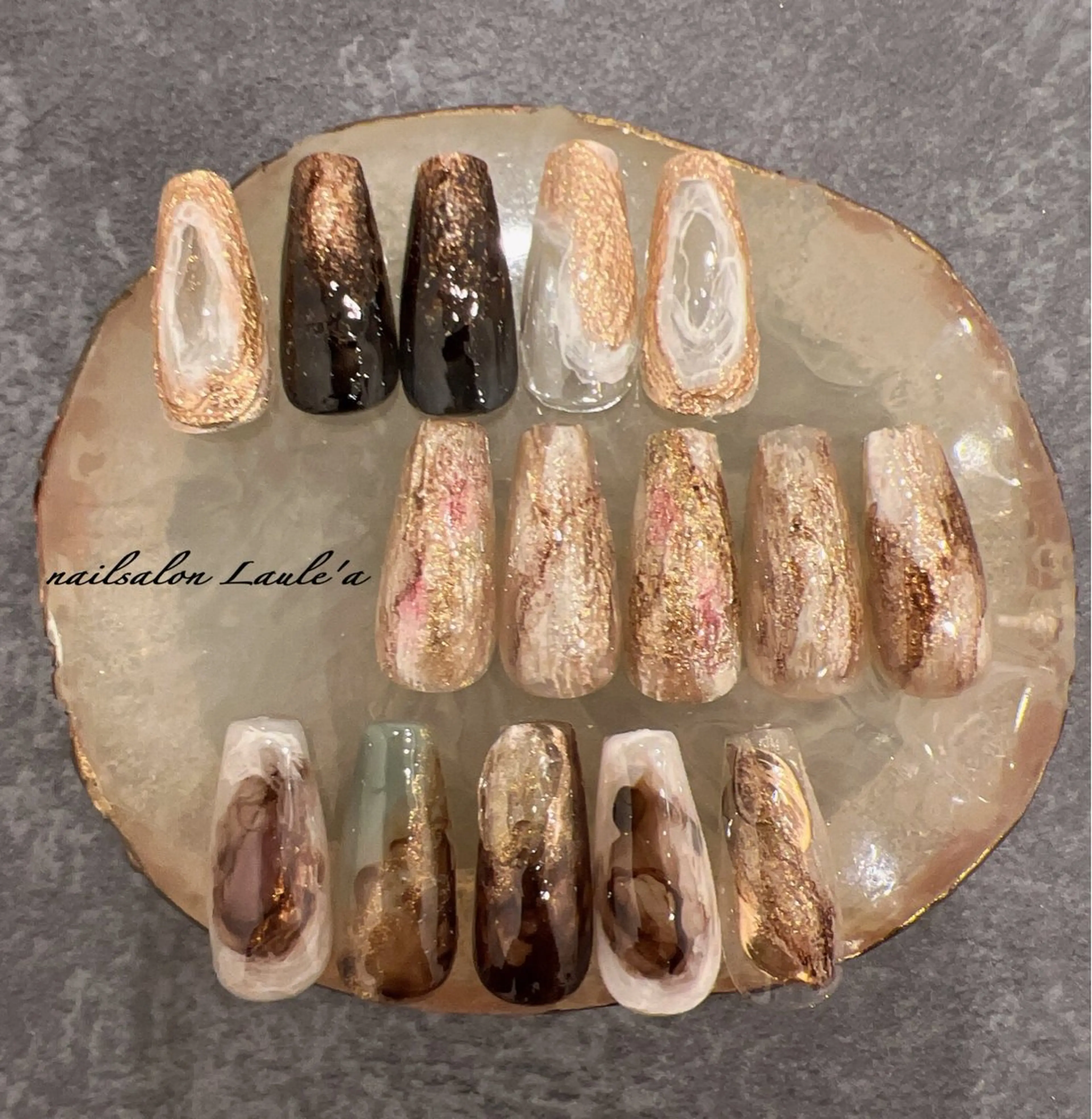 ネイル アートネイル フットネイル nailsalon Laule'aのネイルデザイン