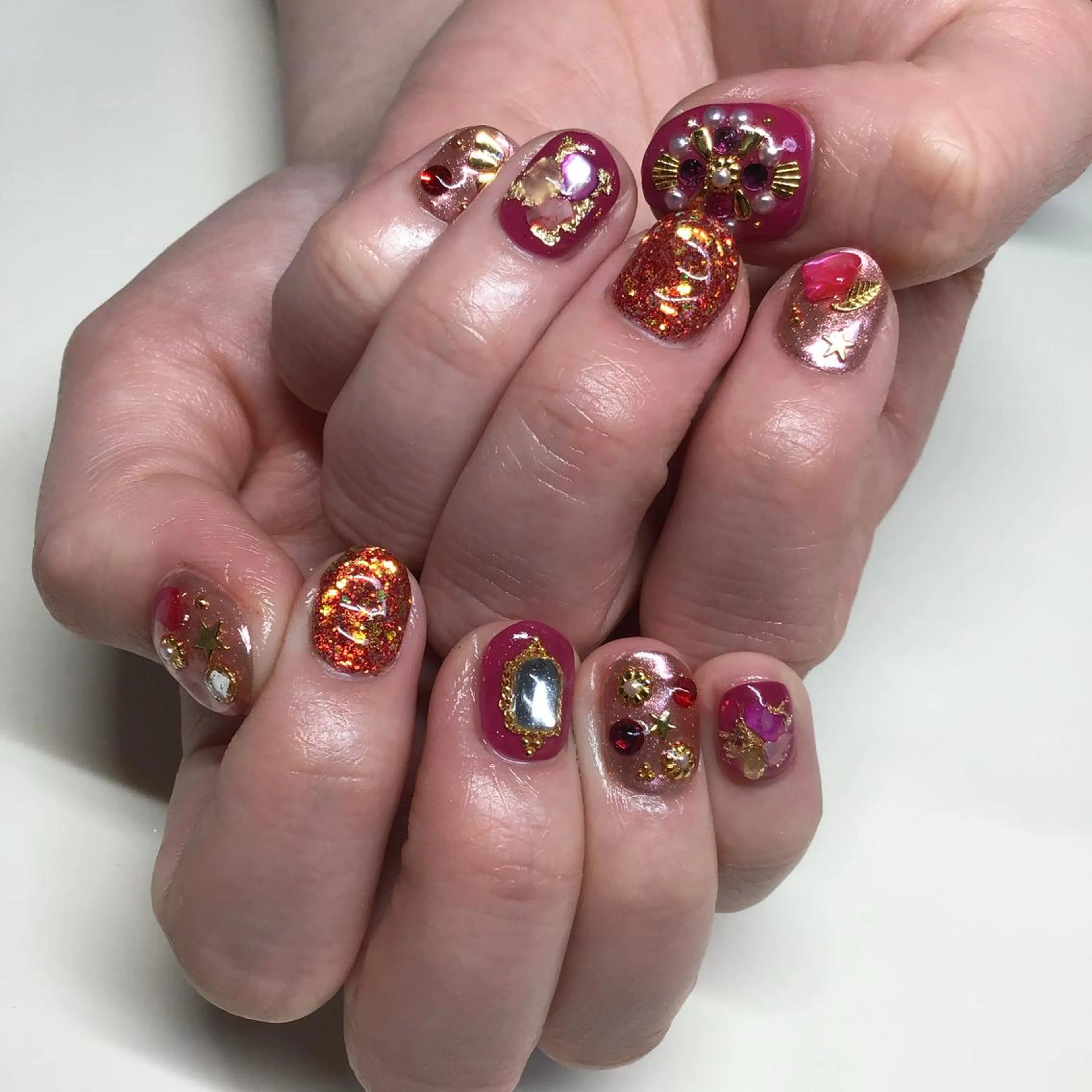 カラー ネイル 福田 加奈のネイルデザイン