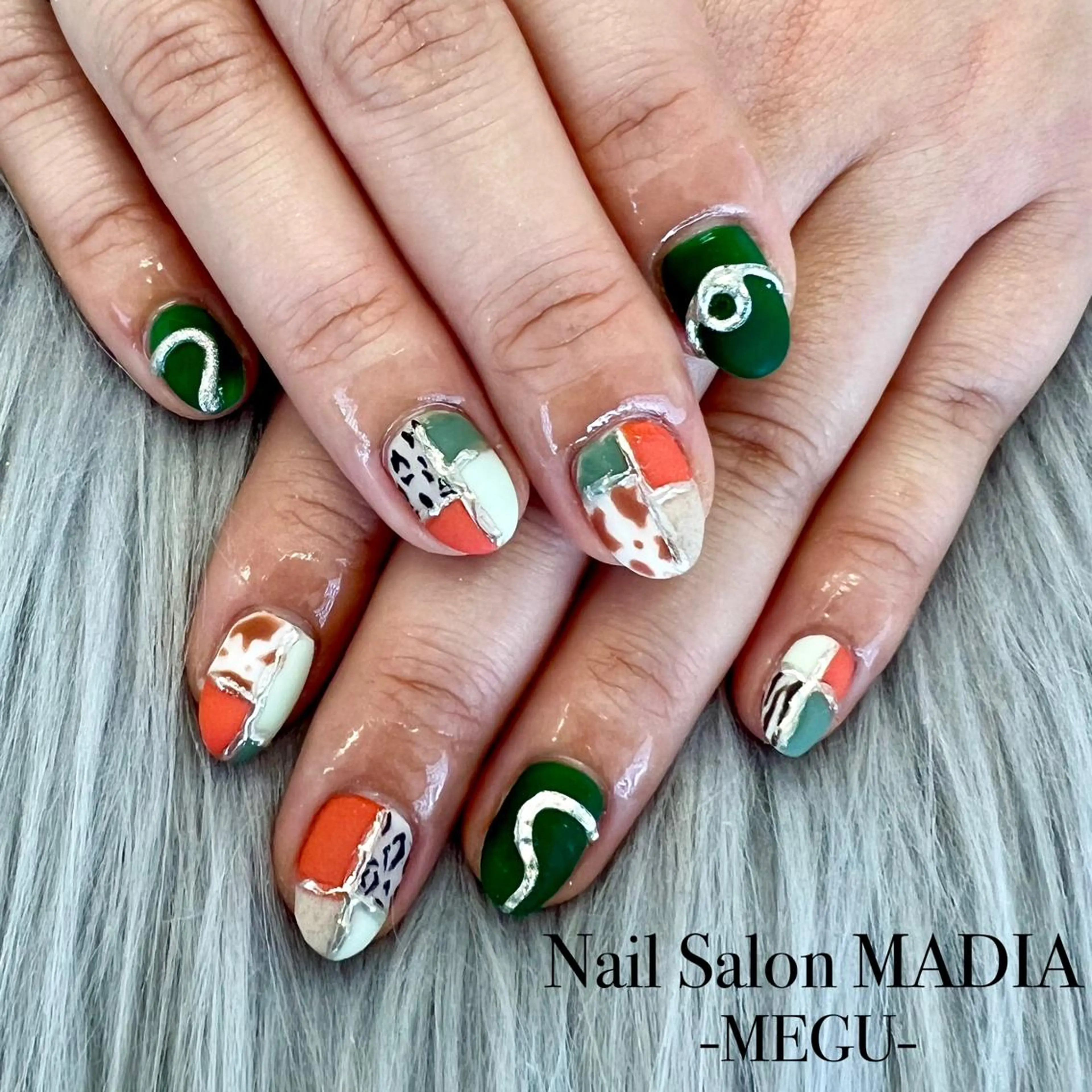 ネイル MADIA藤沢所属・MADIA MEGUのネイルデザイン