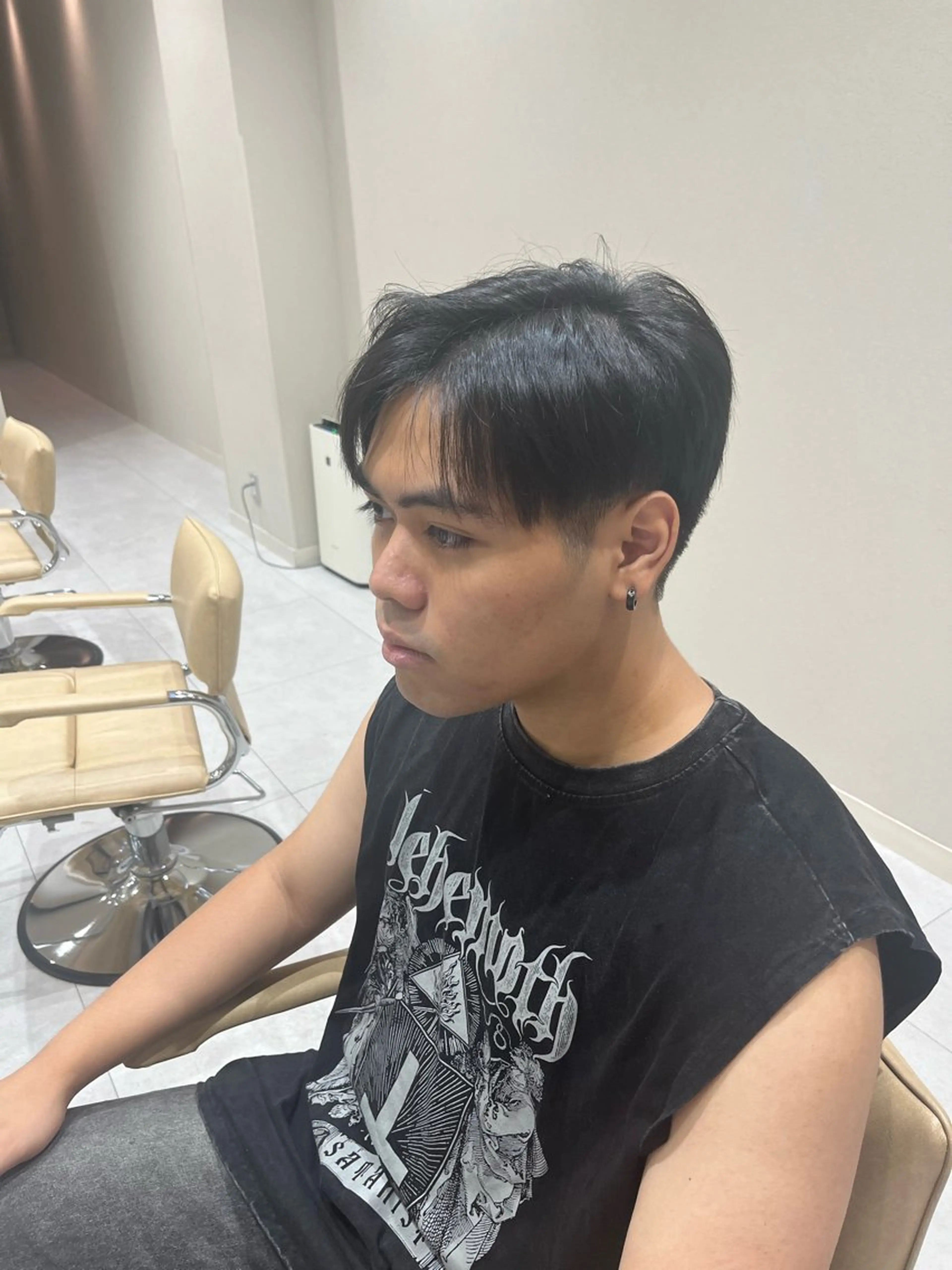 メンズ 刈り上げ カット トリートメント Ken 縮毛矯正/韓国風ヘアのヘアスタイル