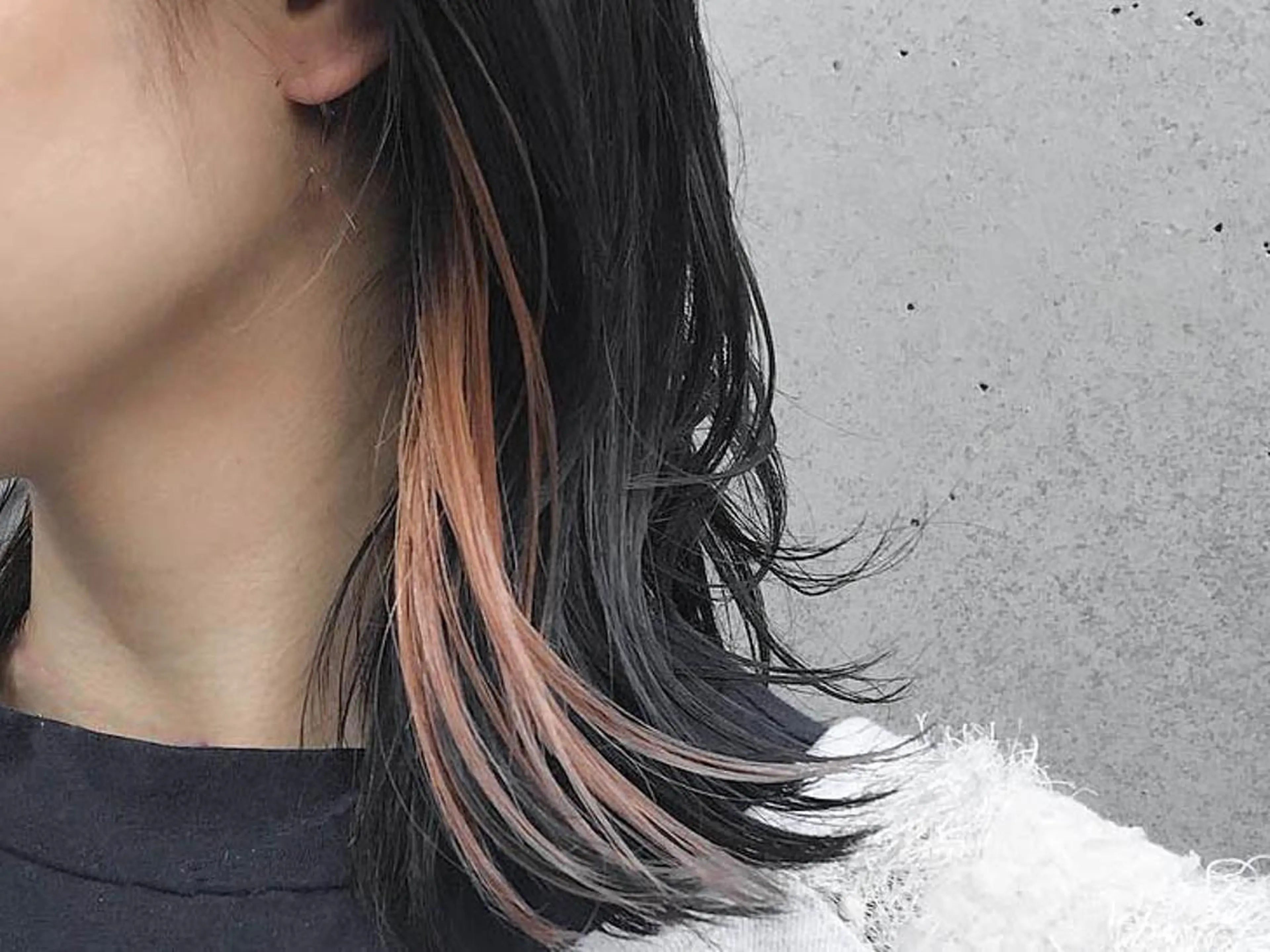 イヤリングカラー(トリートメント付) ※予約リクエストでご希望の日にち相談下さい。の写真