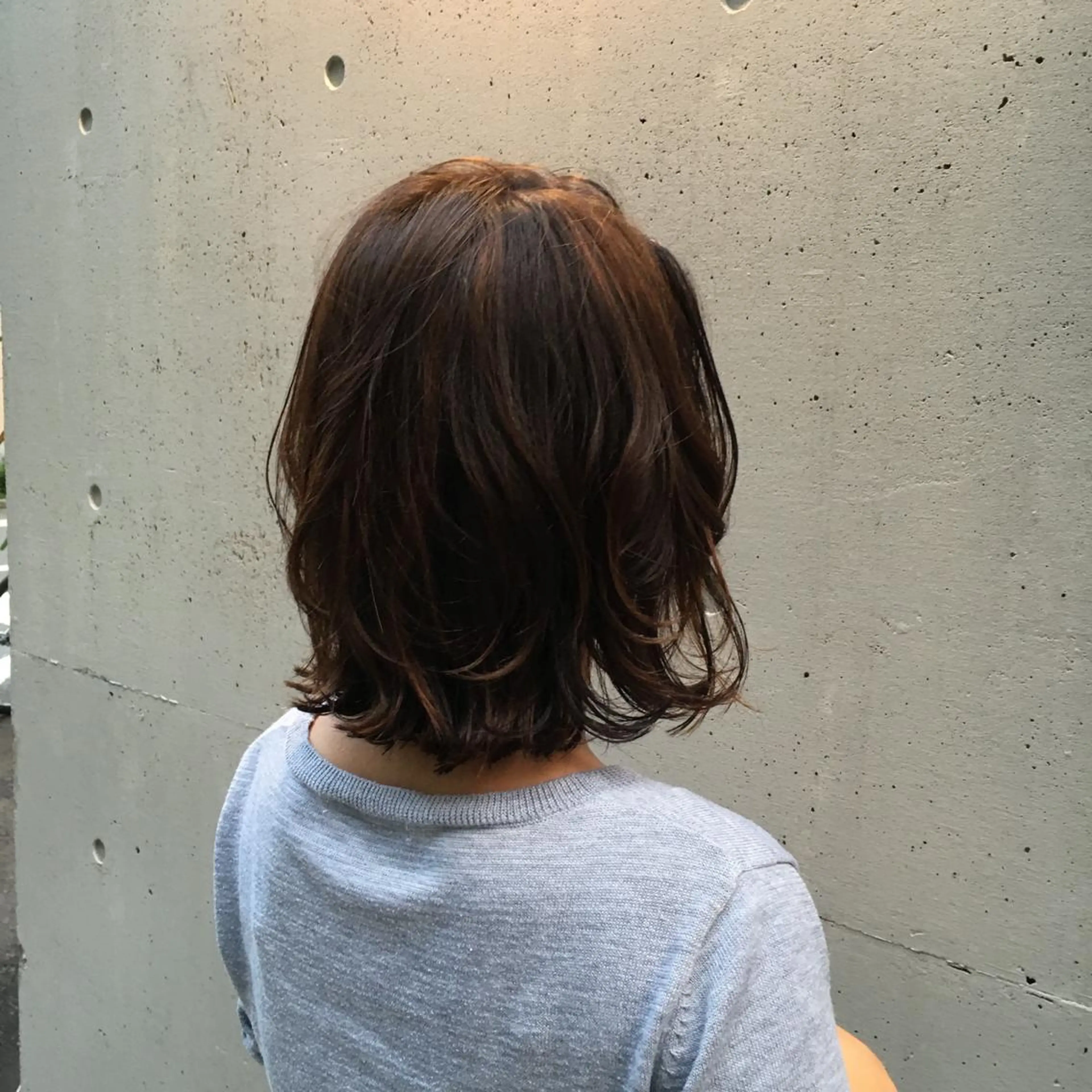 ショート カラー パーマ ヘアアレンジ メンズ キッズ マツエク・マツパ ブラウンカラー ココアブラウン カラーマツエク ナチュラル Luela堅田所属・田中 裕士のヘアスタイル